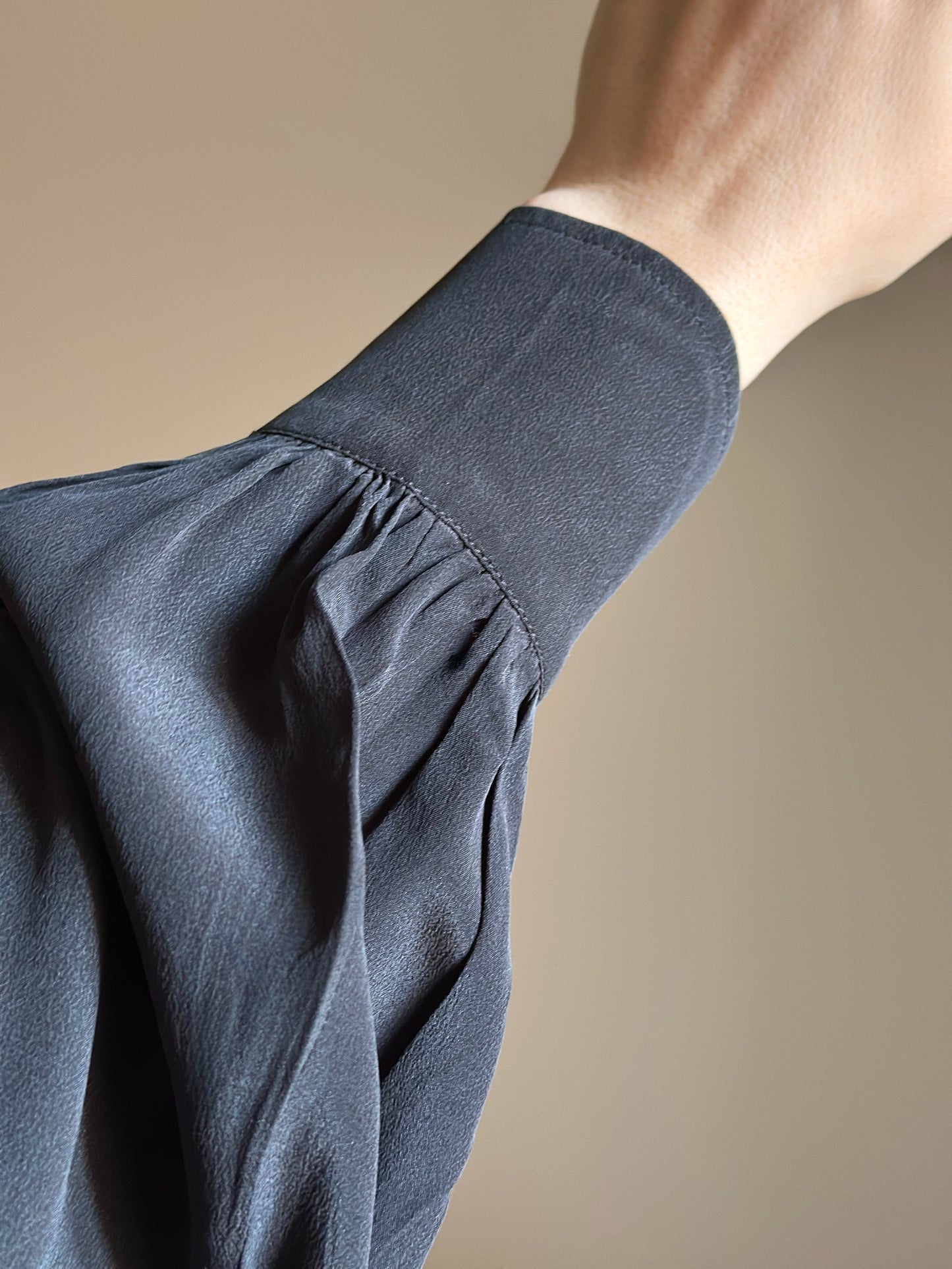 100% Silk Black Max Mara Blouse