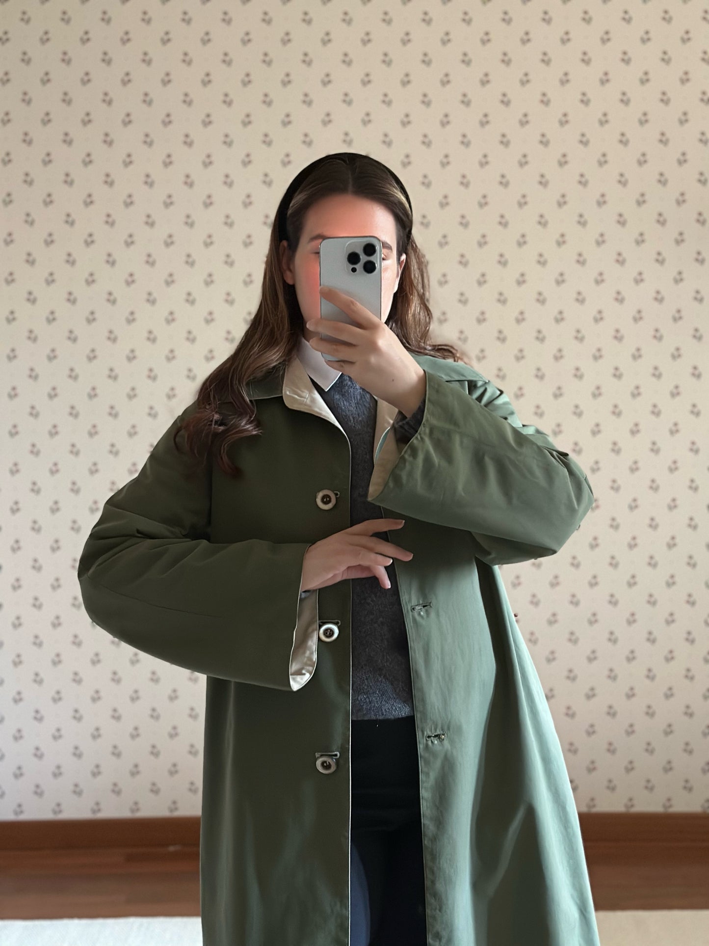 Vintage Reversible Trench Coat