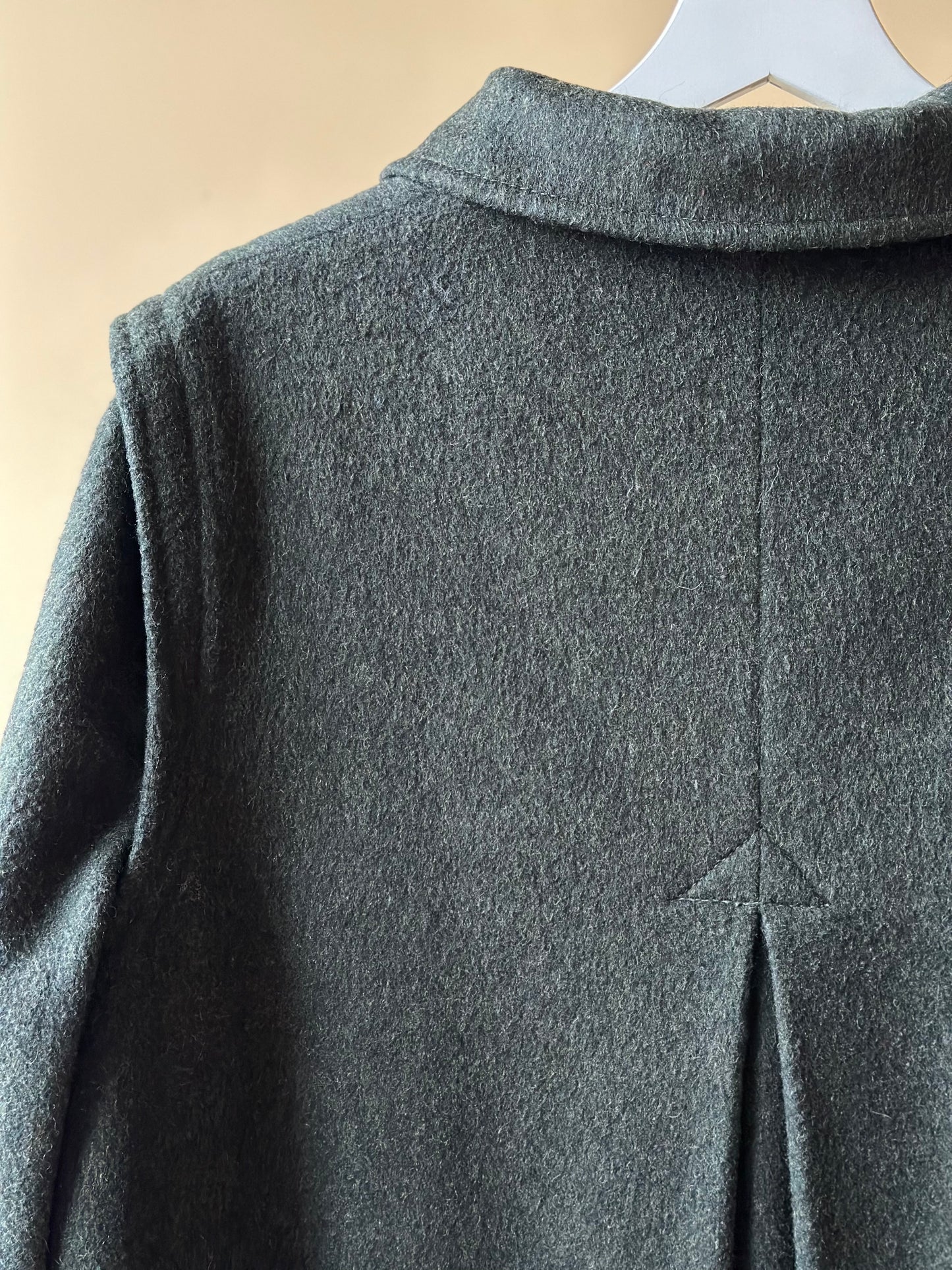 Vintage Green Loden Coat by Marella