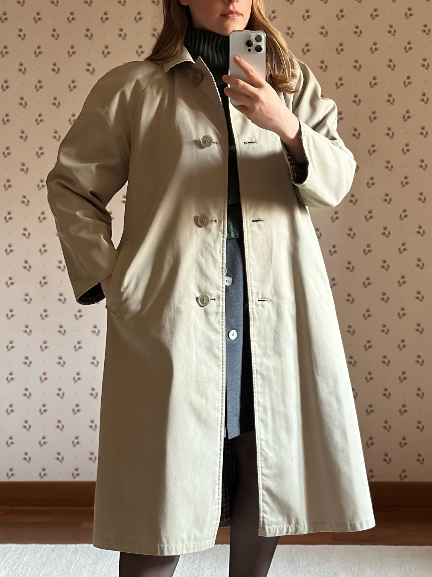 Vintage Reversible Trench Coat