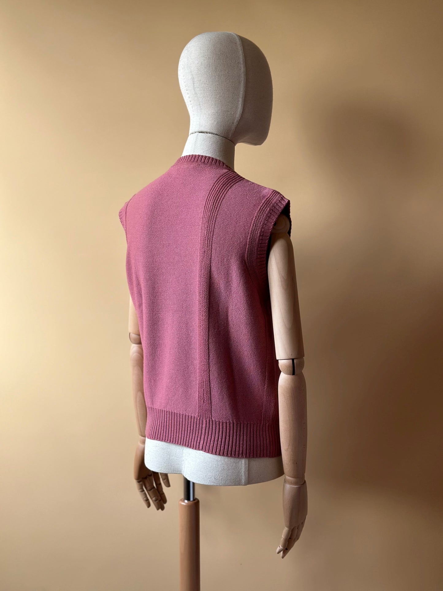 Vintage Christian Dior Dust Pink Vest