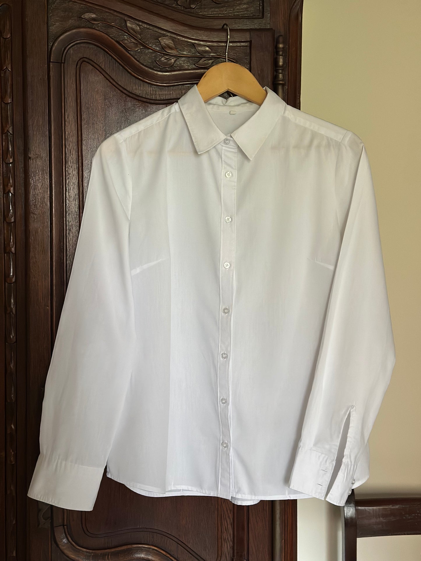 Vintage White Cotton Shirt