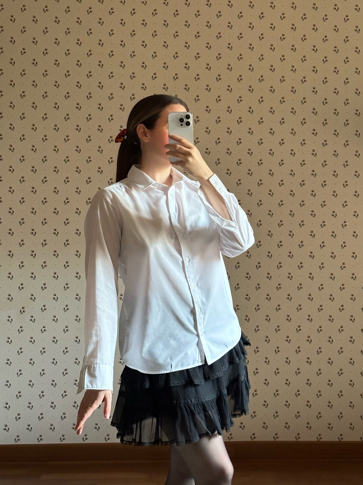 Vintage White Cotton Shirt