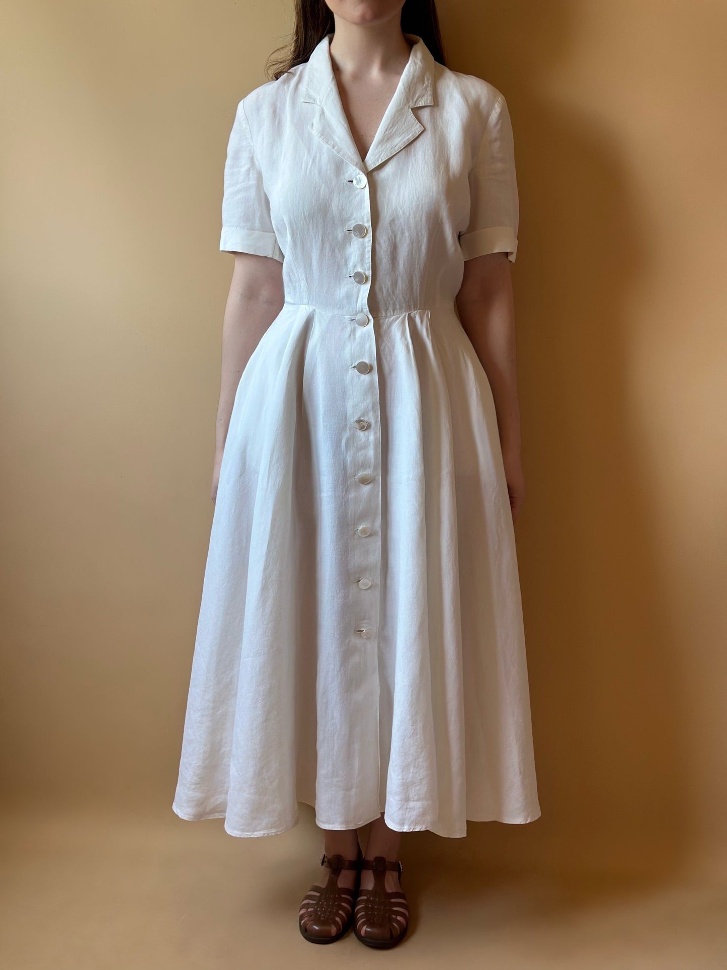 Vintage Max Mara Pleated Dress