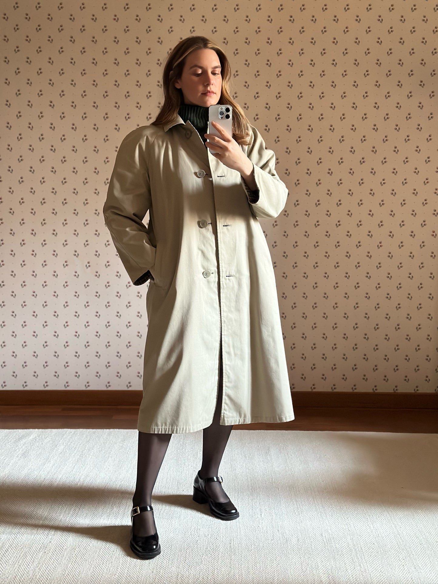 Vintage Reversible Trench Coat