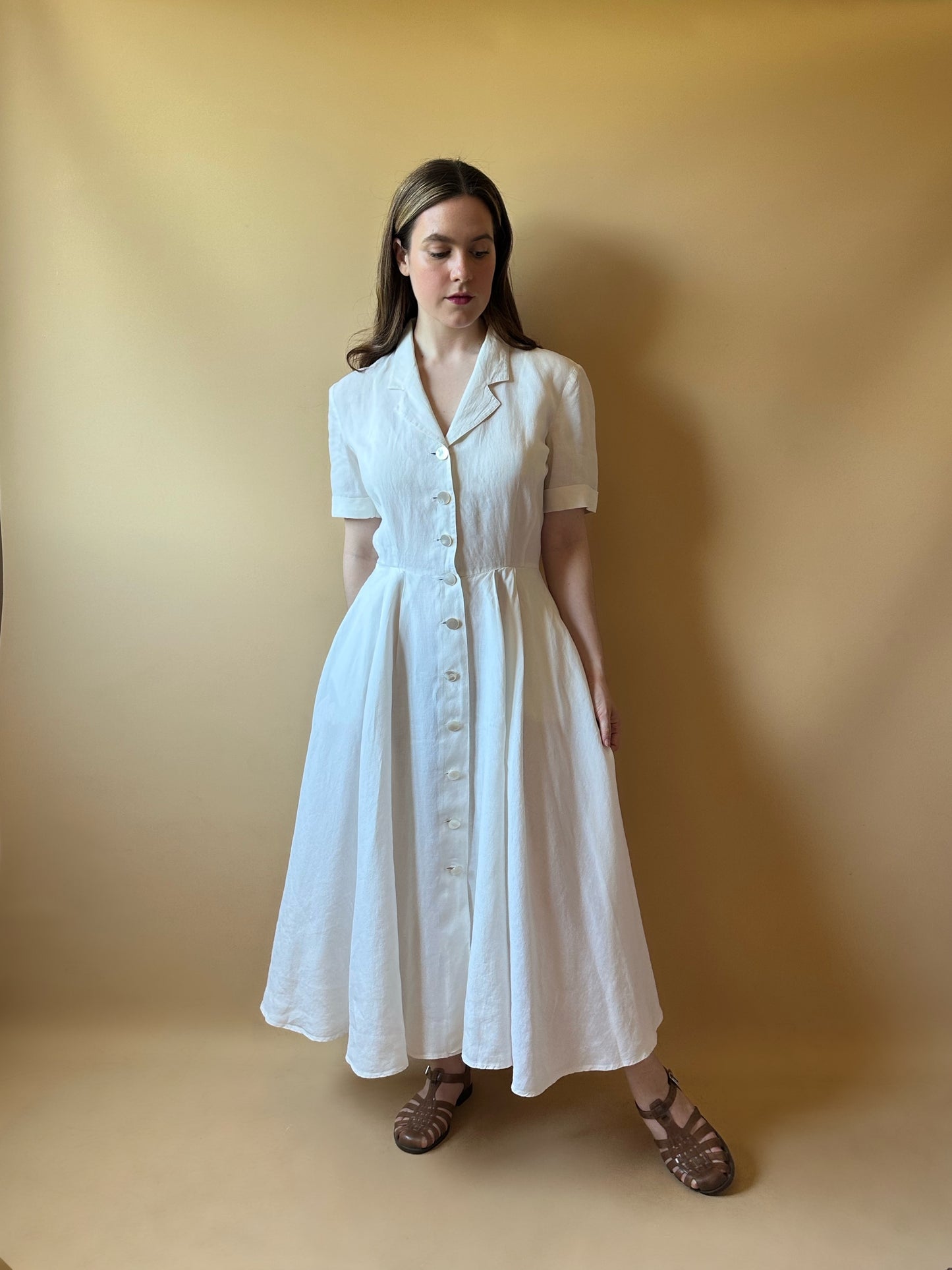 Vintage Max Mara Pleated Dress