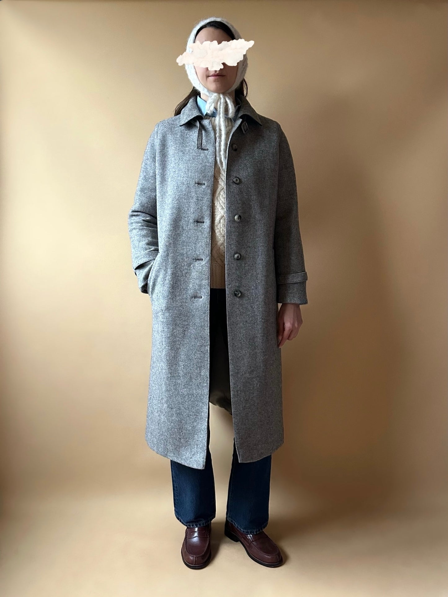 Vintage Gray Loden Coat