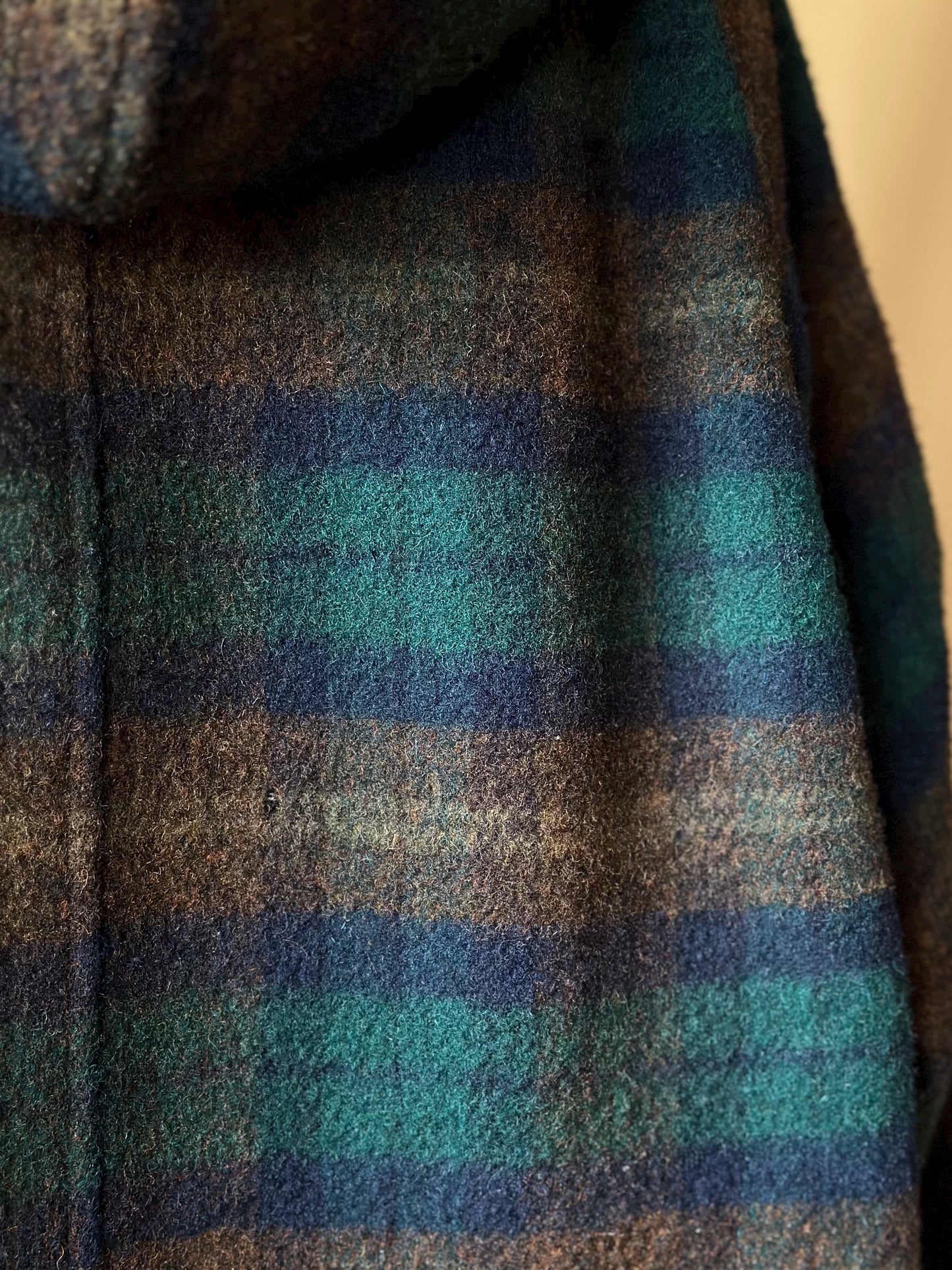 Vintage Burberry Checkered Woolen Coat