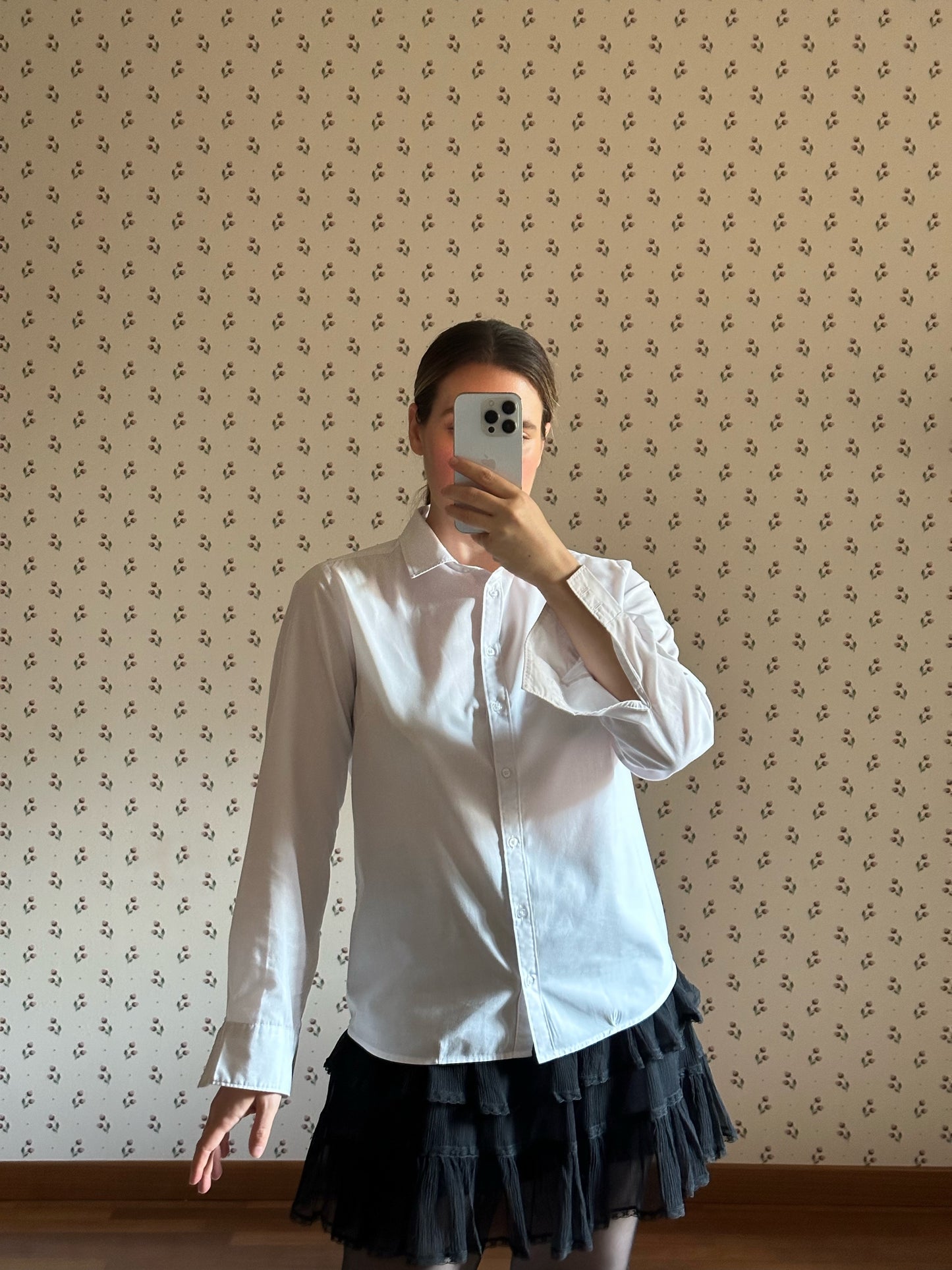 Vintage White Cotton Shirt