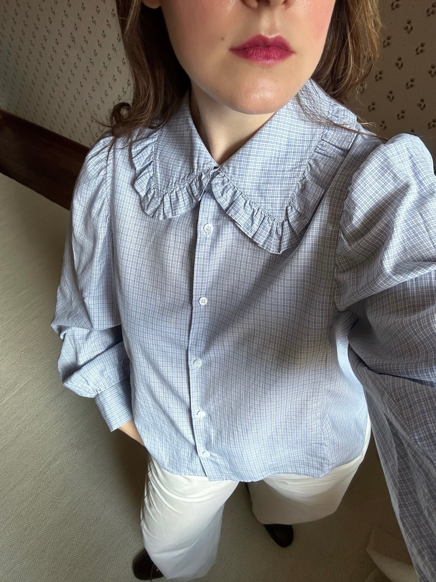 Frilled Collar Lazzari Shirt