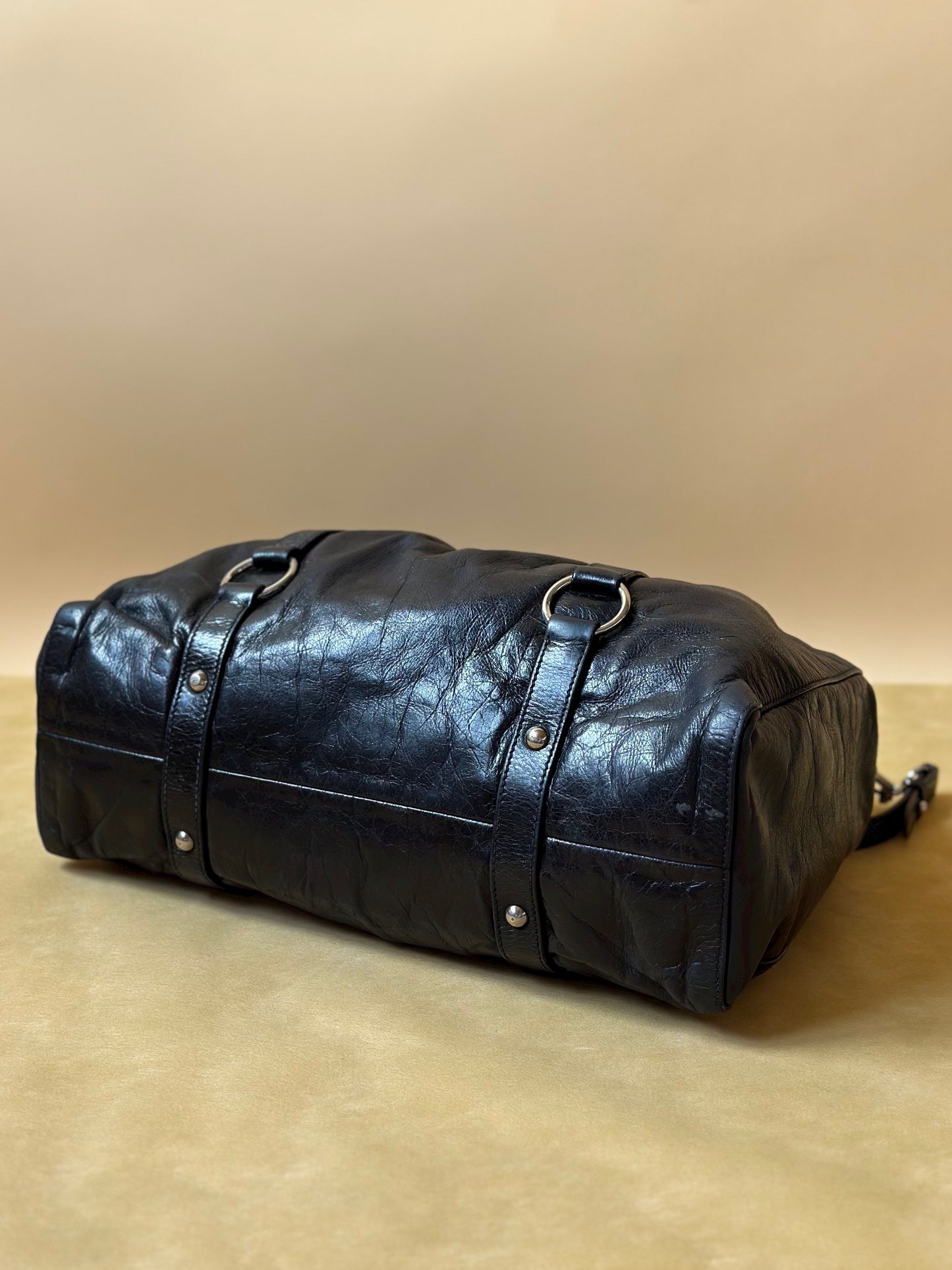 Miu Miu Vitello Lux Shopping Tote