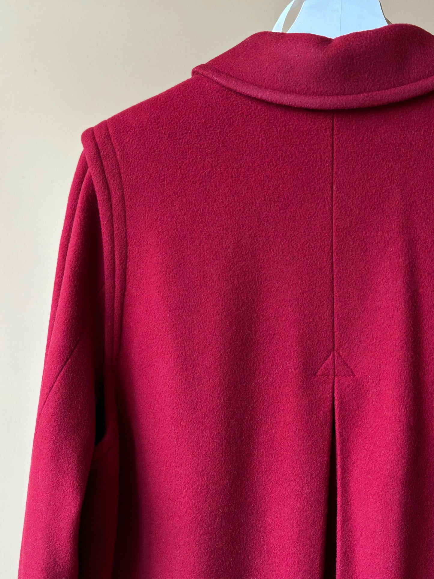 Vintage Red Loden Coat