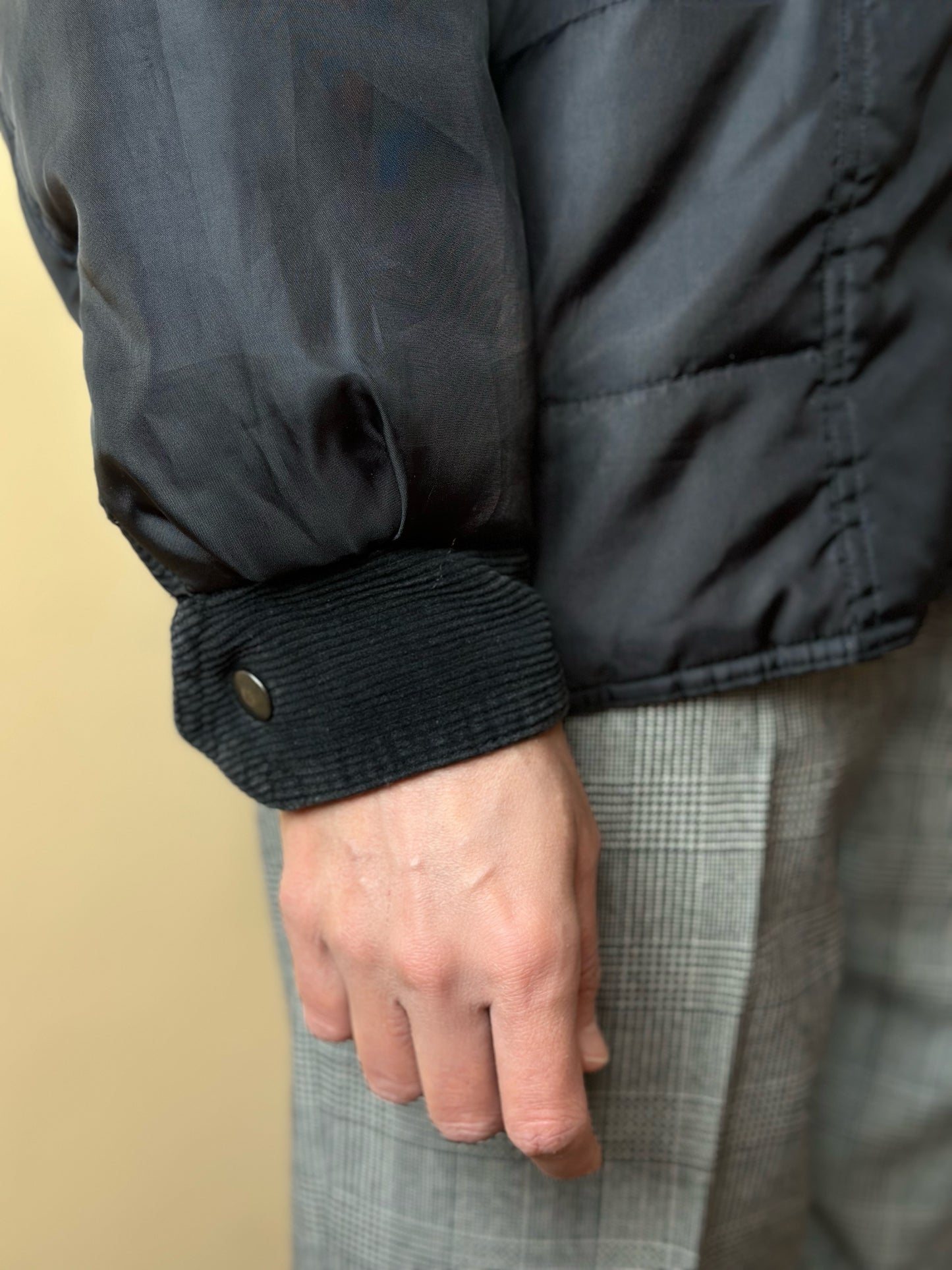 Vintage Black Bomber Jacket