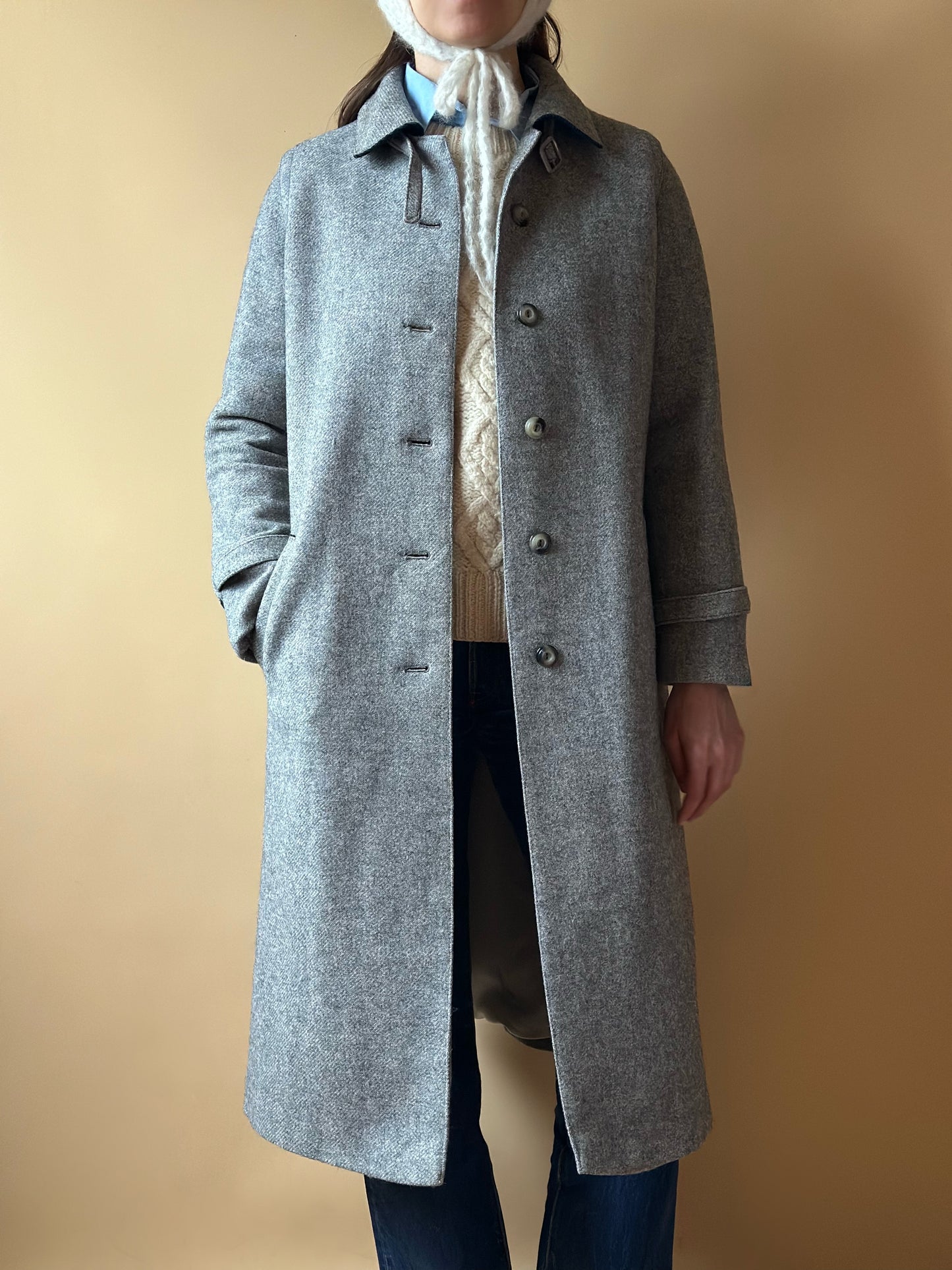 Vintage Gray Loden Coat