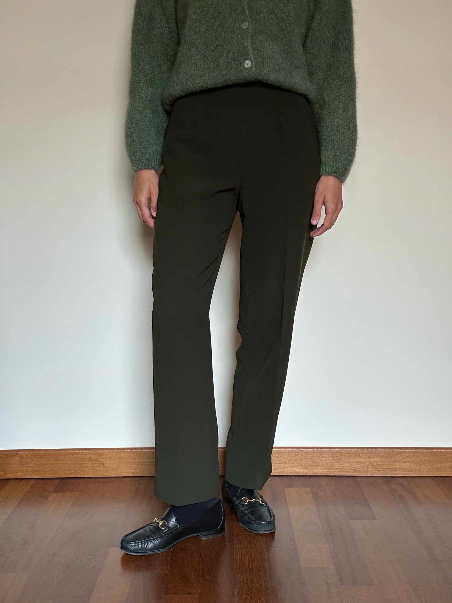 Vintage Moss Green Trousers