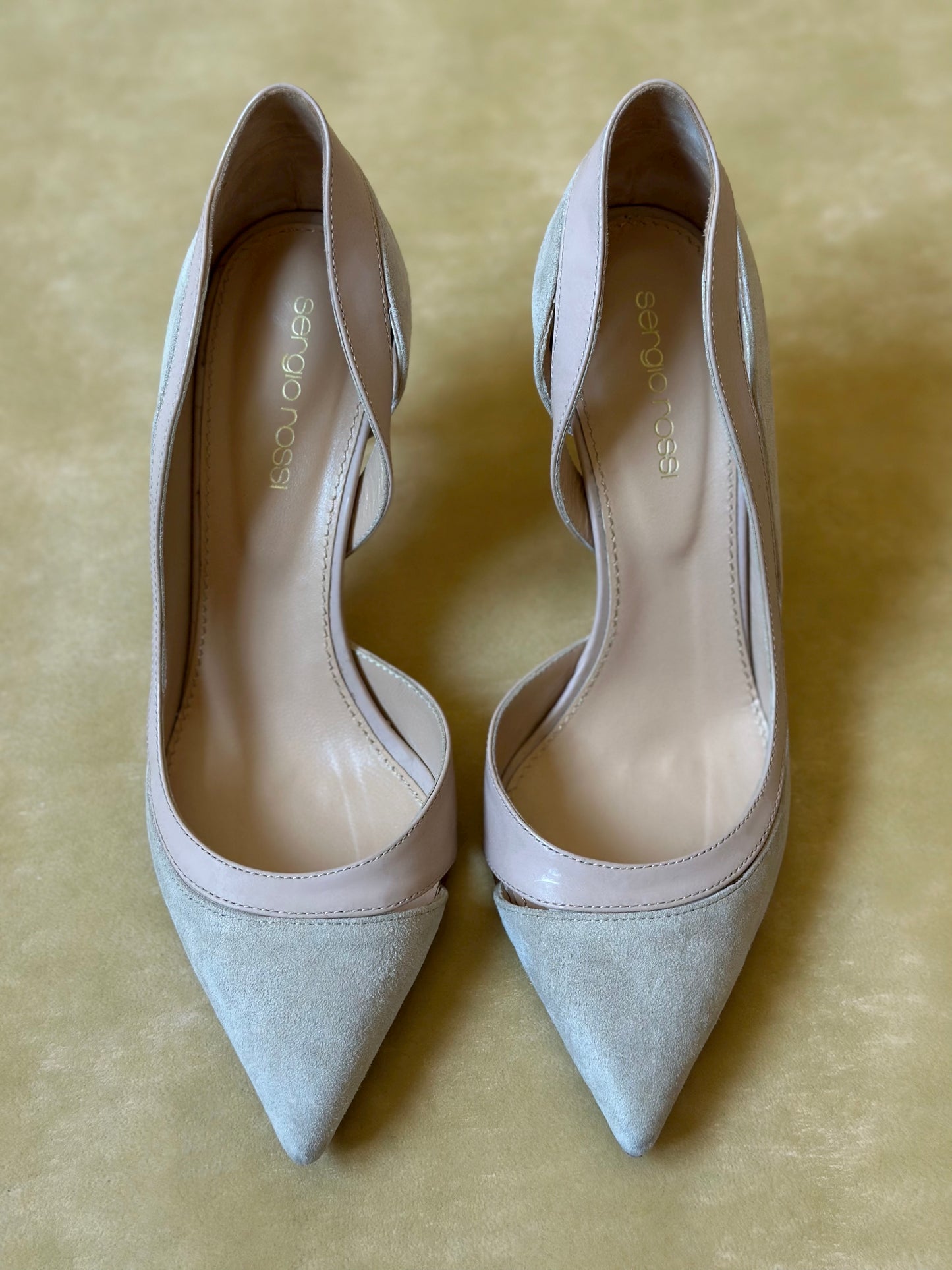 Vintage Sergio Rossi Nude Pumps