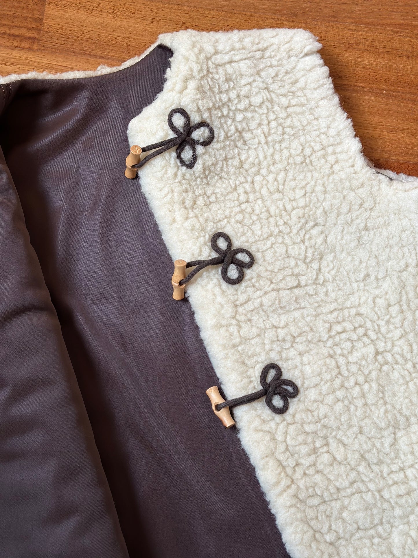 Vintage Faux Shearling Vest