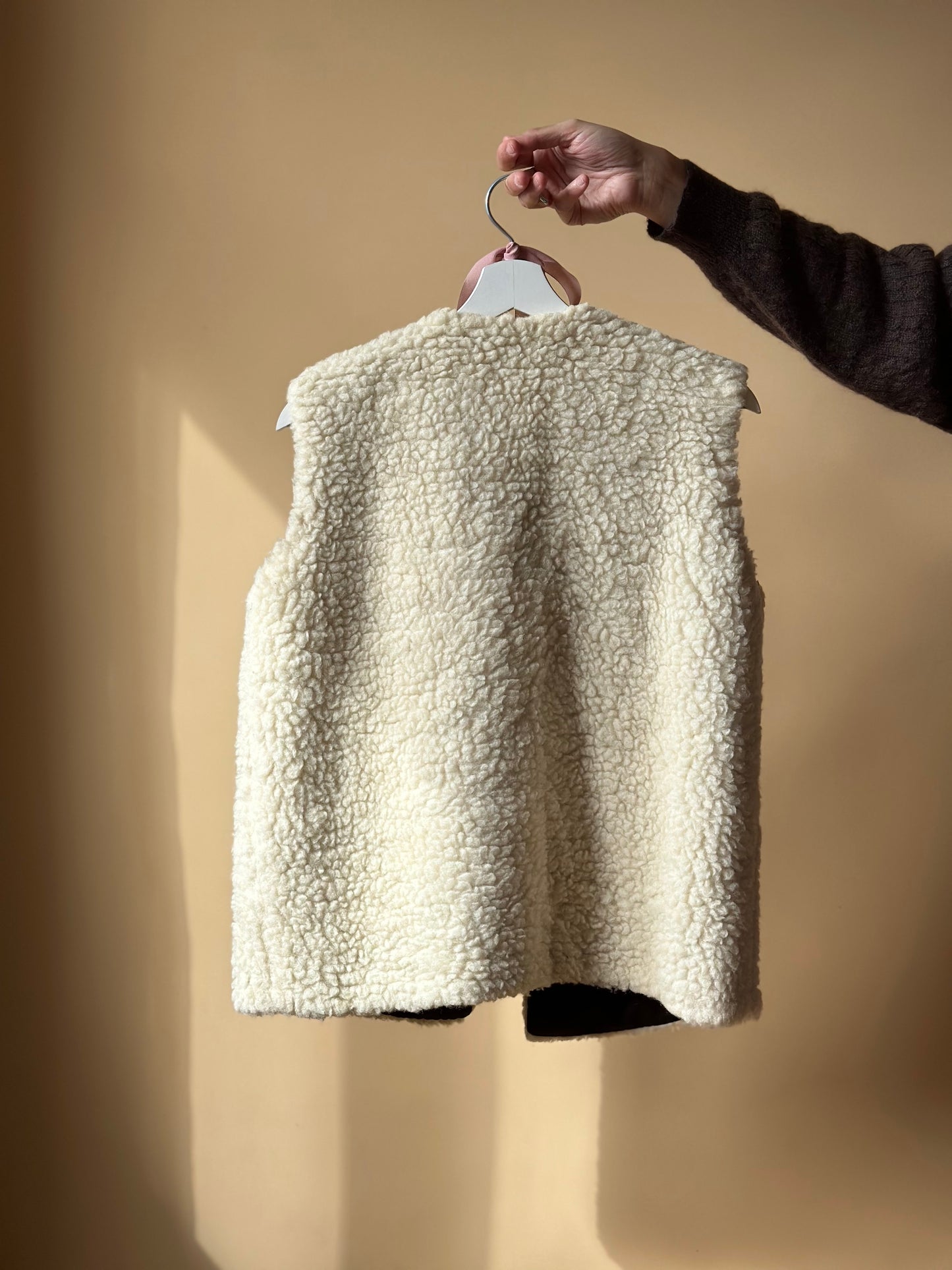 Vintage Faux Shearling Vest