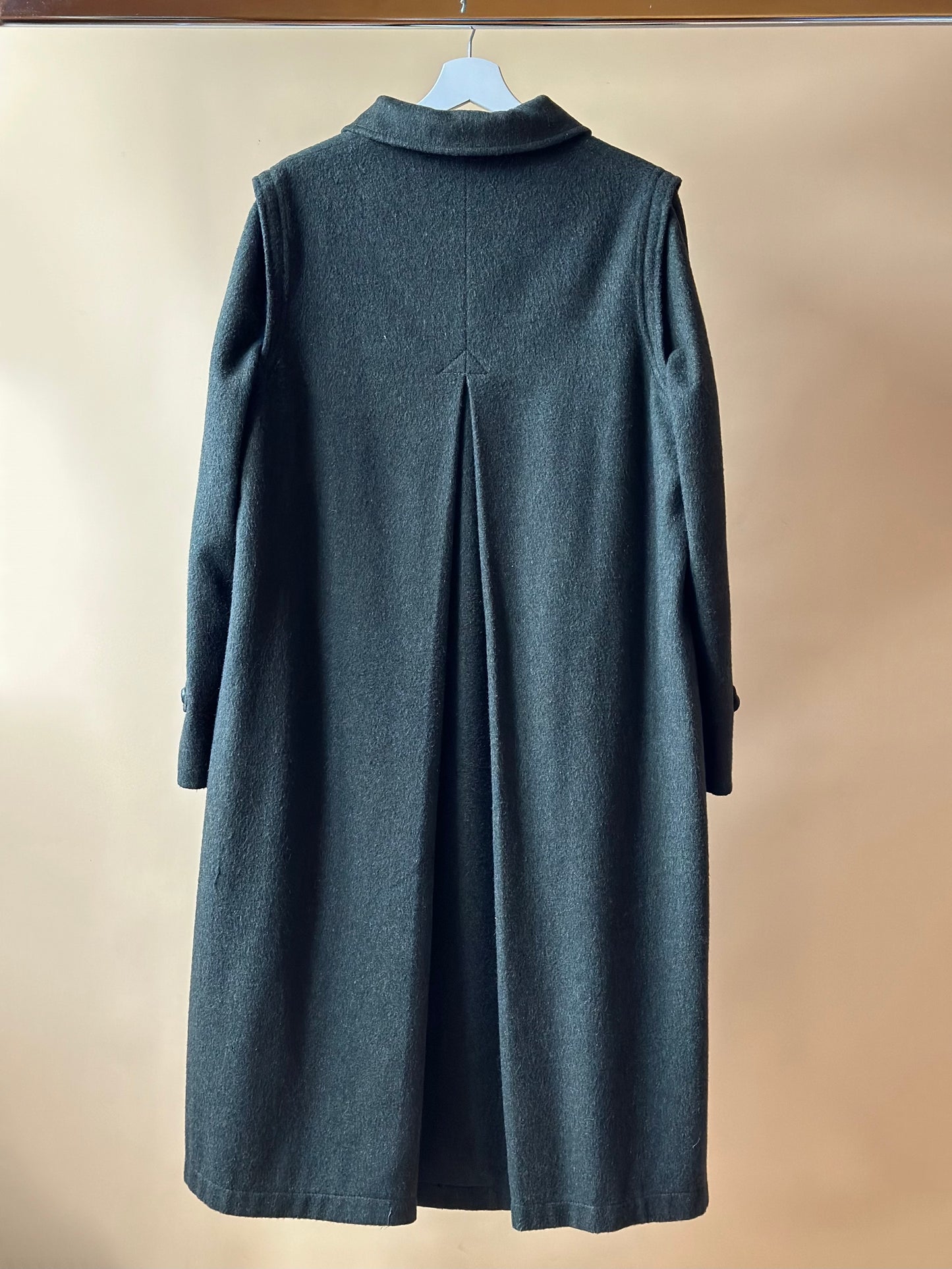 Vintage Green Loden Coat by Marella