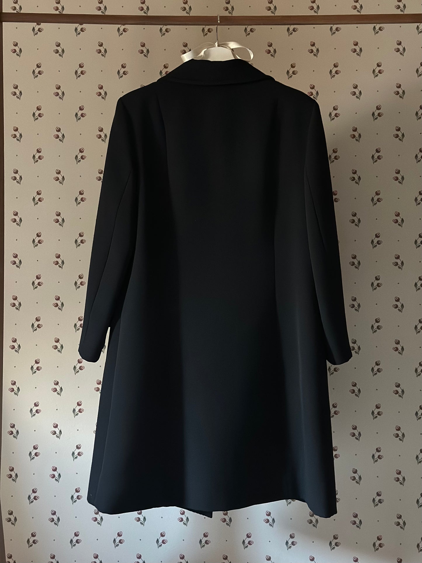 Vintage Black Swing Coat