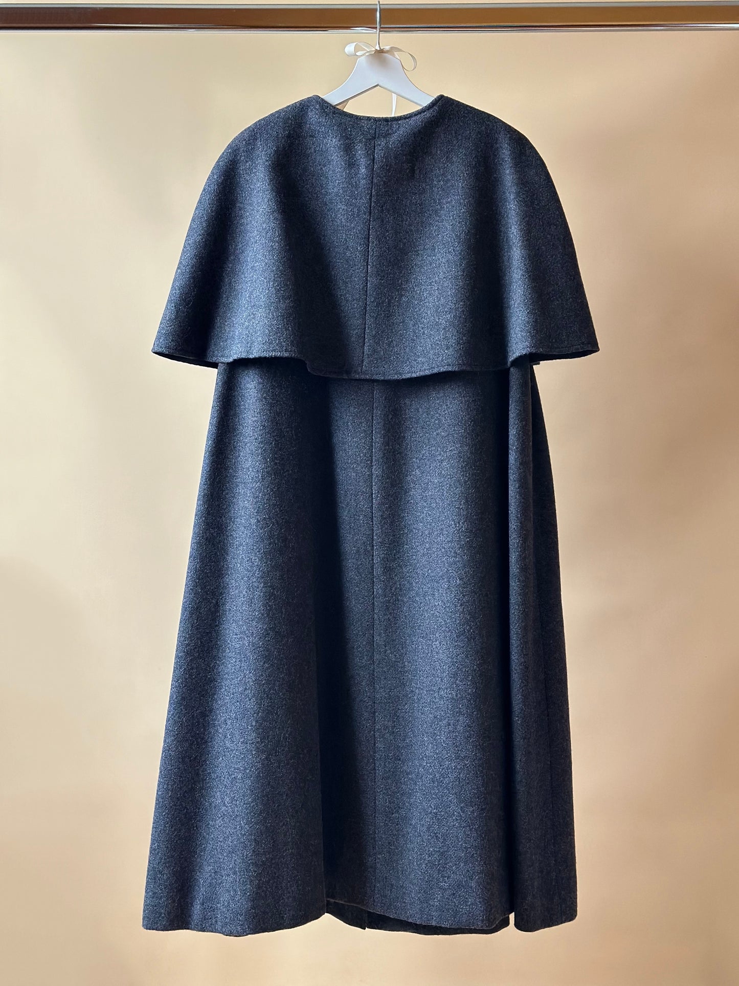 Vintage Gray Cape Loden Coat
