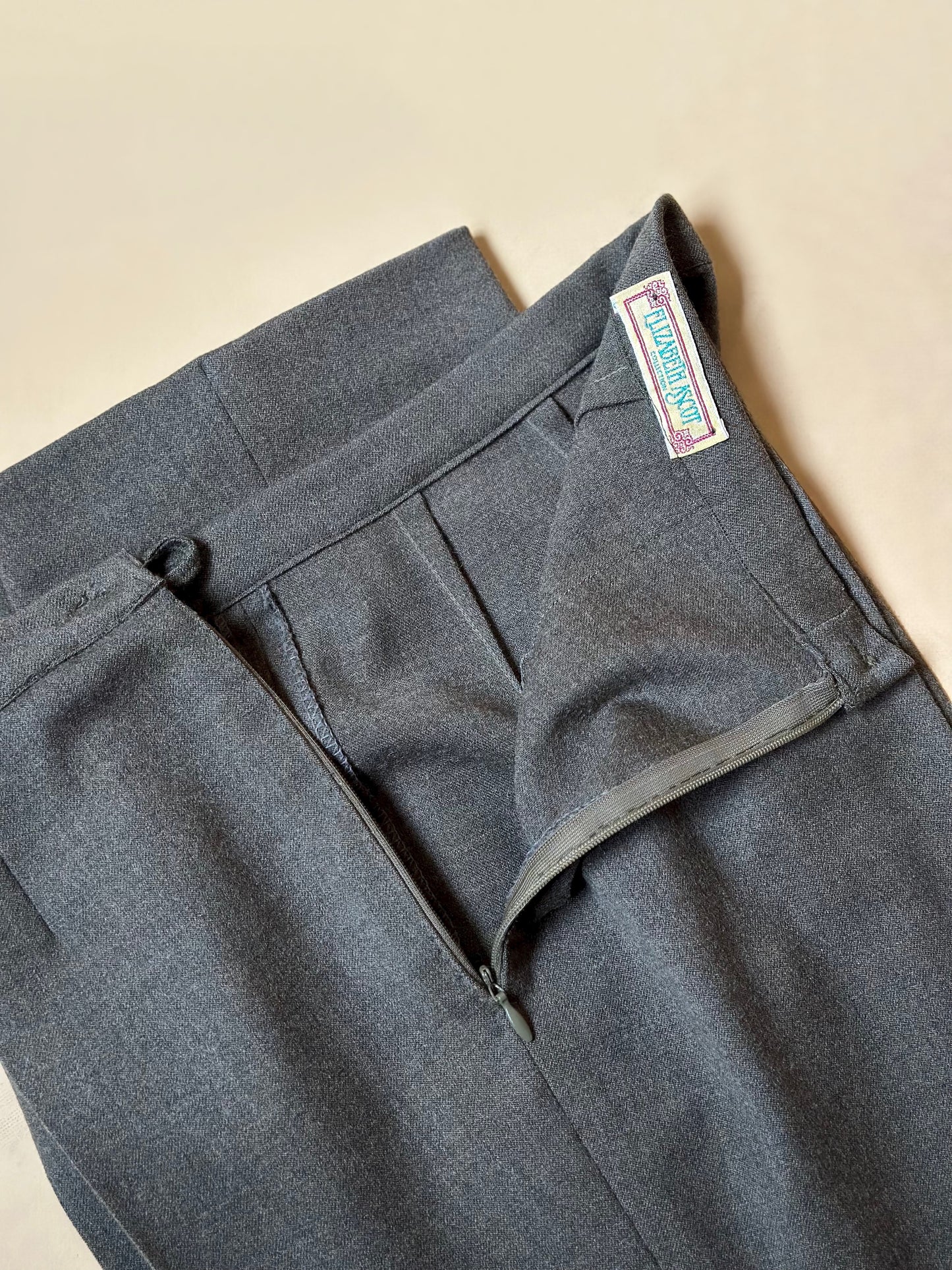 Vintage Elizabeth Ascot Sage Green Trousers