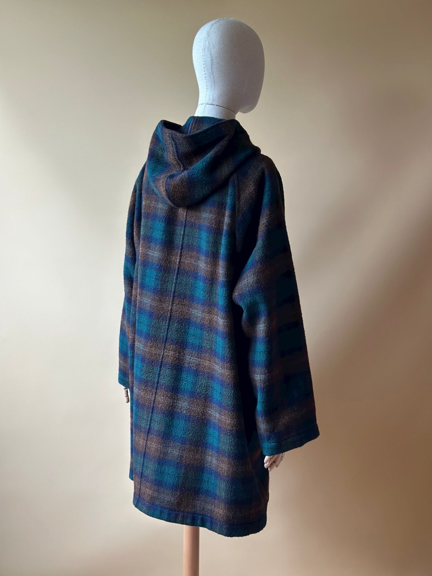 Vintage Burberry Checkered Woolen Coat