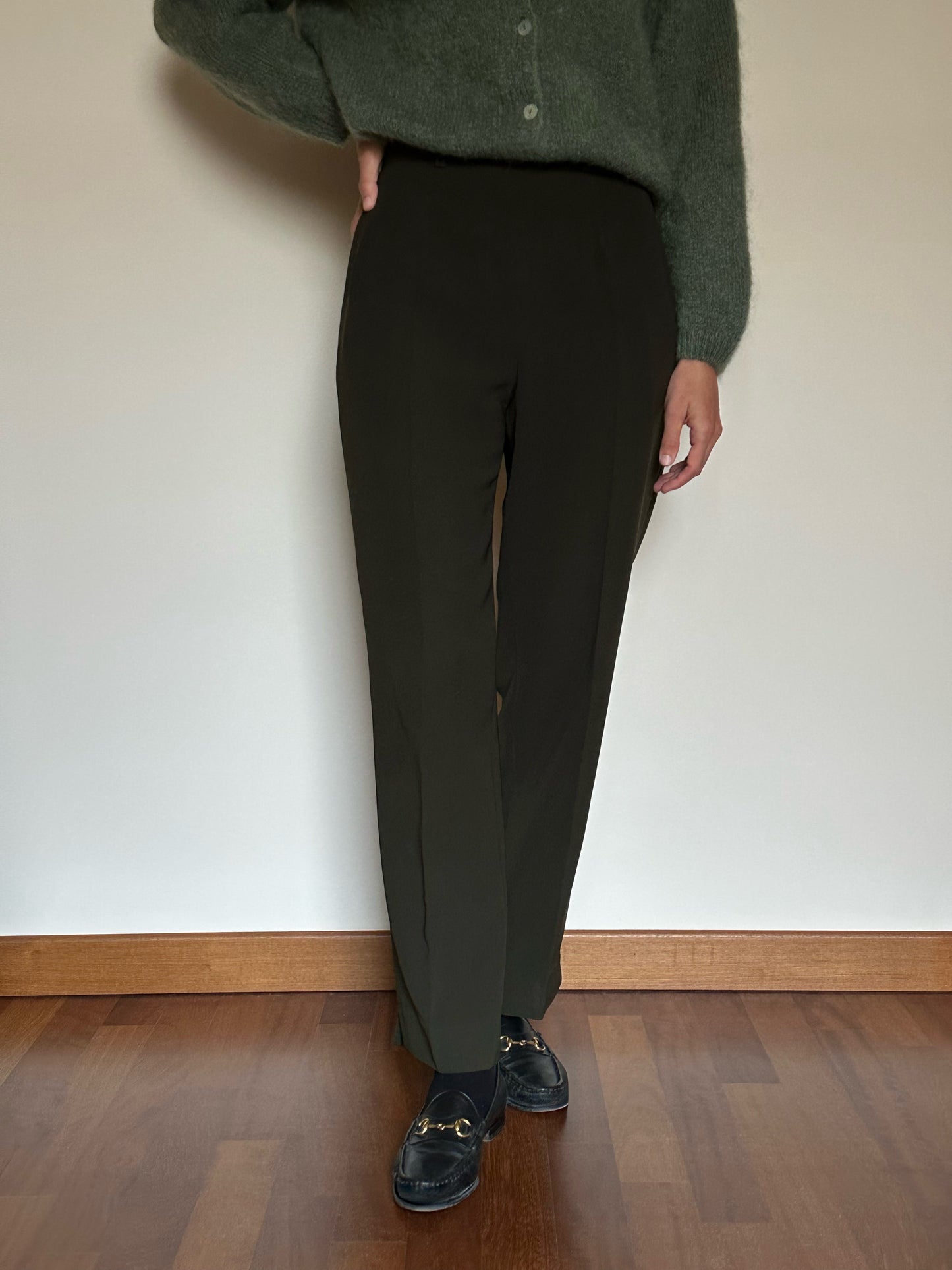 Vintage Moss Green Trousers