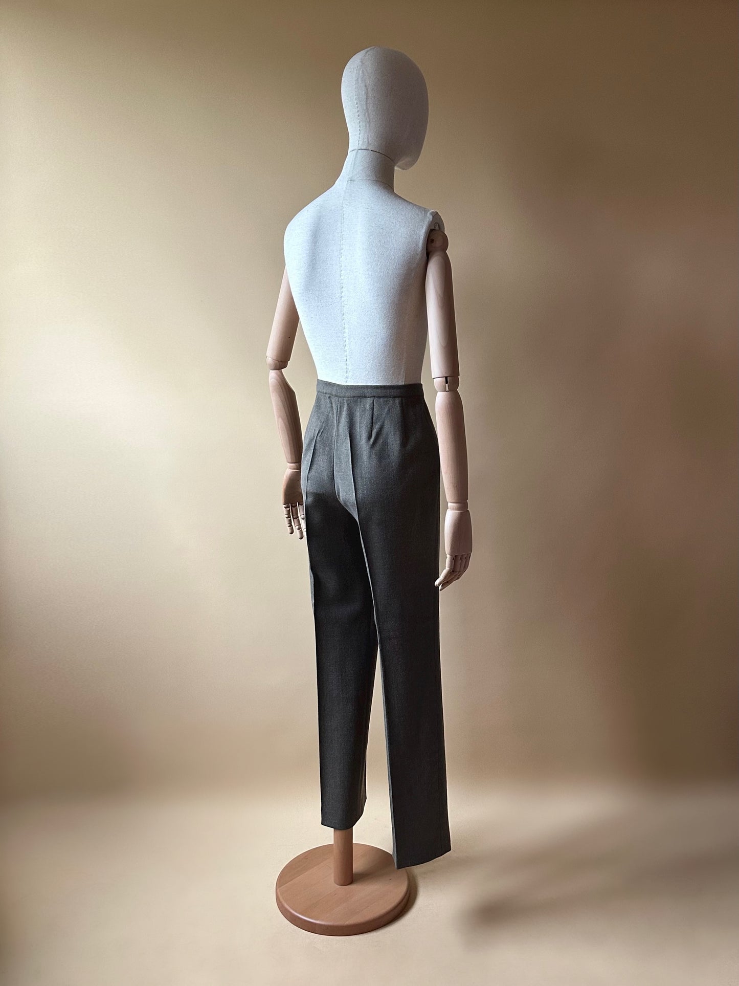 Vintage Elizabeth Ascot Sage Green Trousers