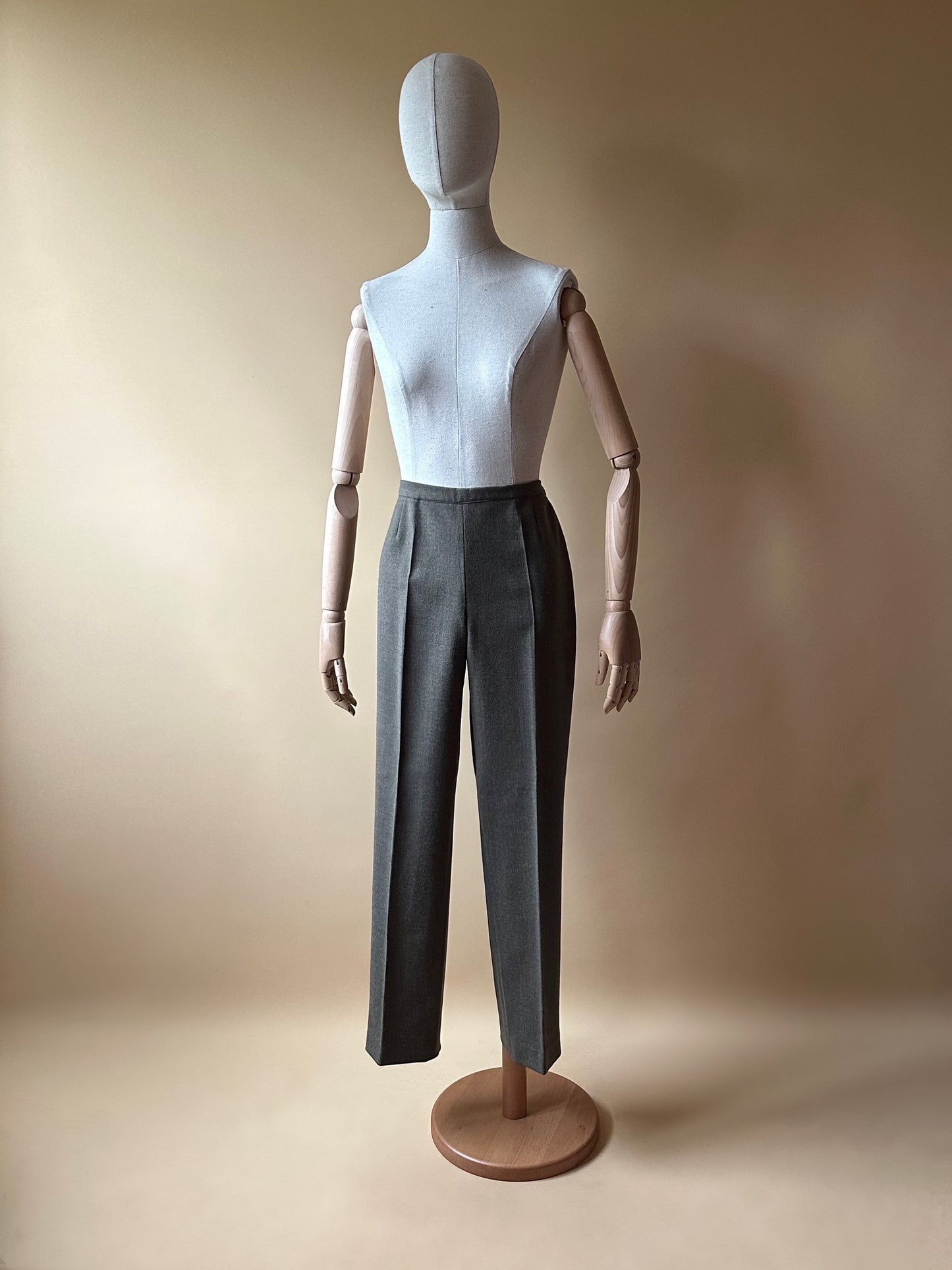 Vintage Elizabeth Ascot Sage Green Trousers