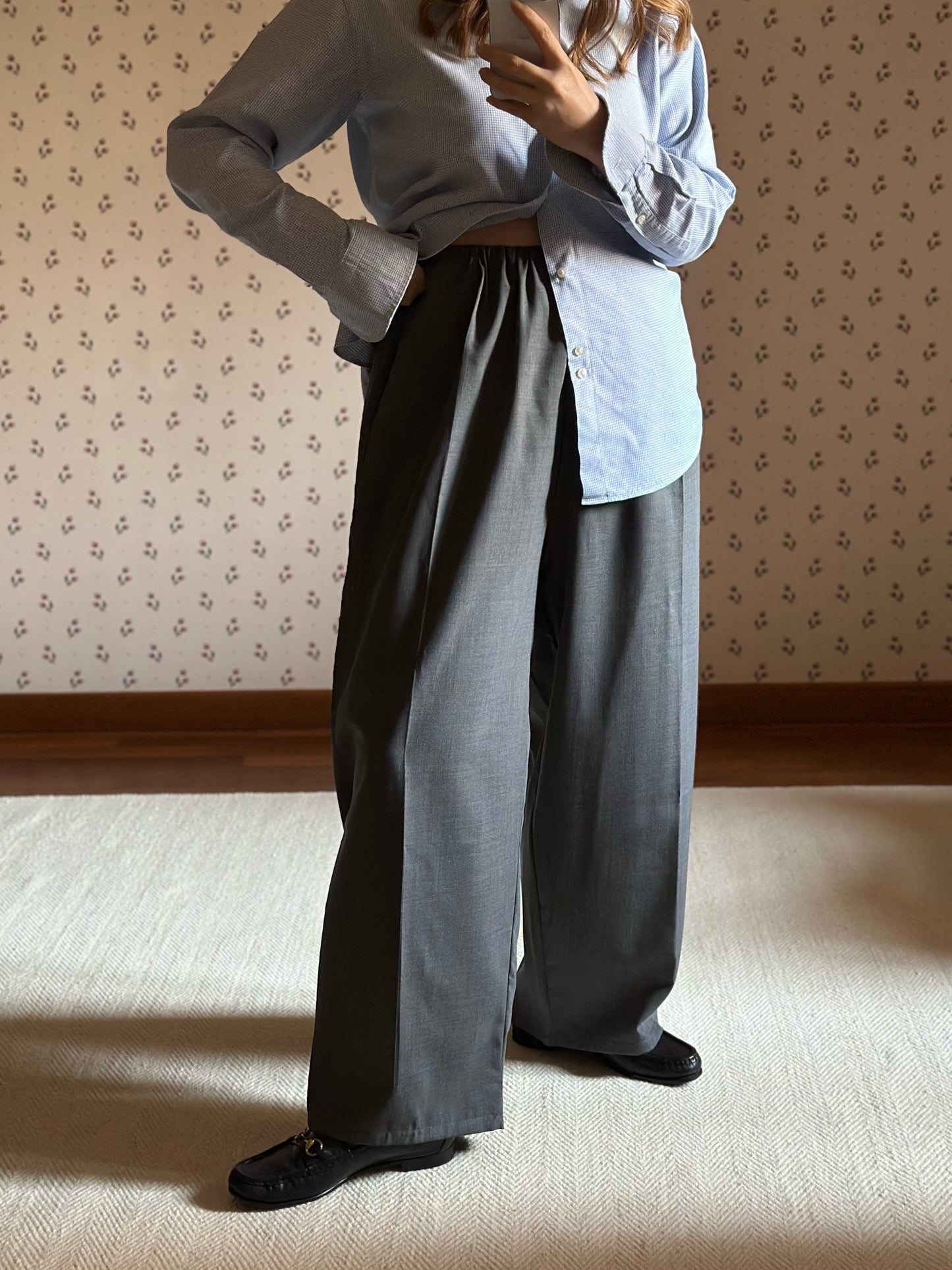 Tailor-Made Gray Cool Wool Trousers