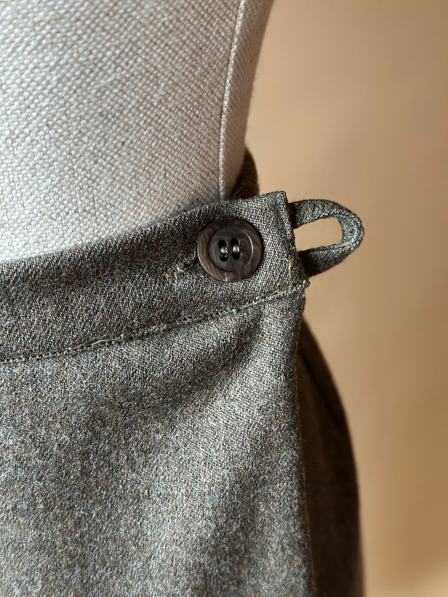 Vintage Elizabeth Ascot Sage Green Trousers