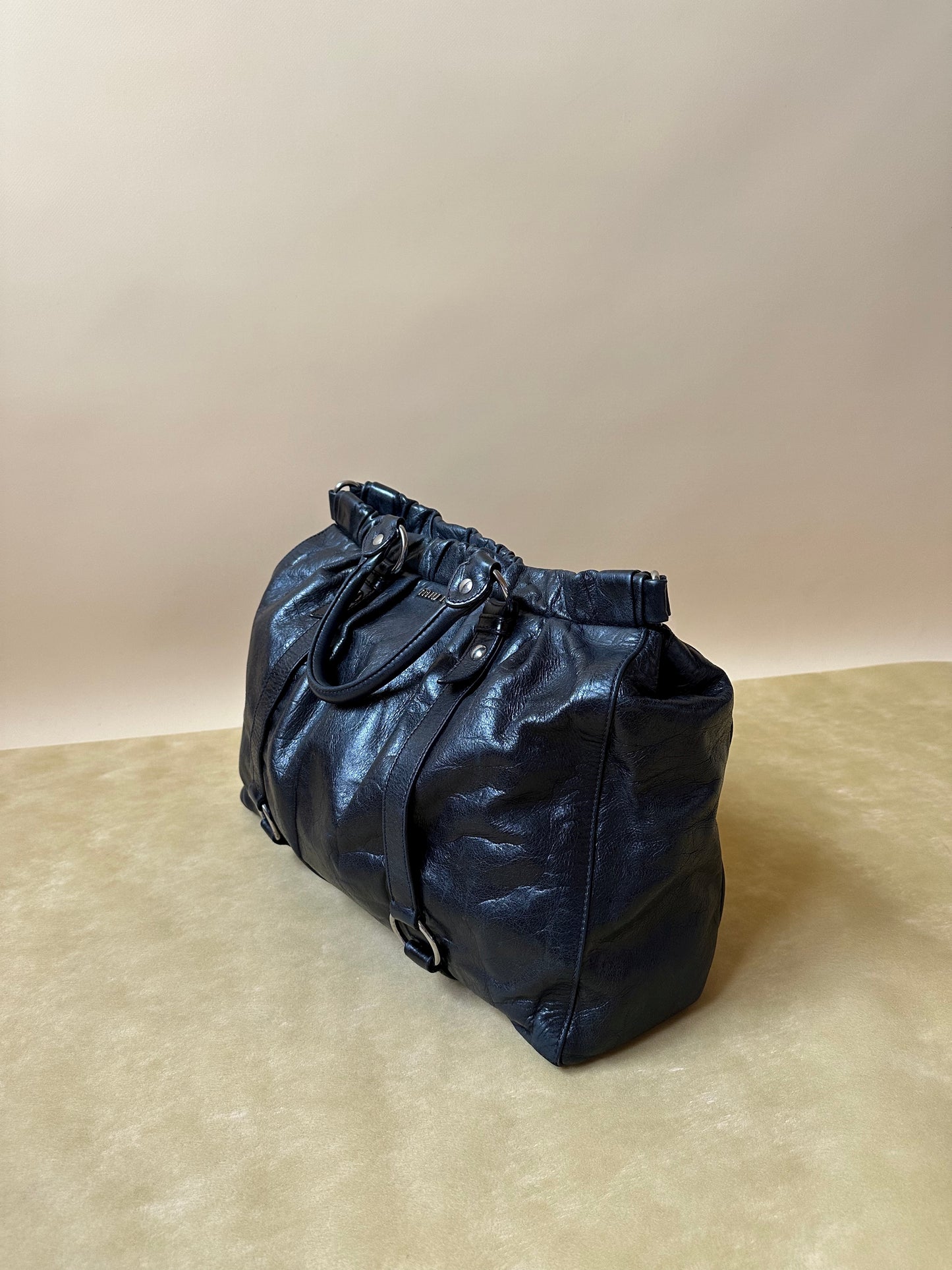 Miu Miu Vitello Lux Shopping Tote