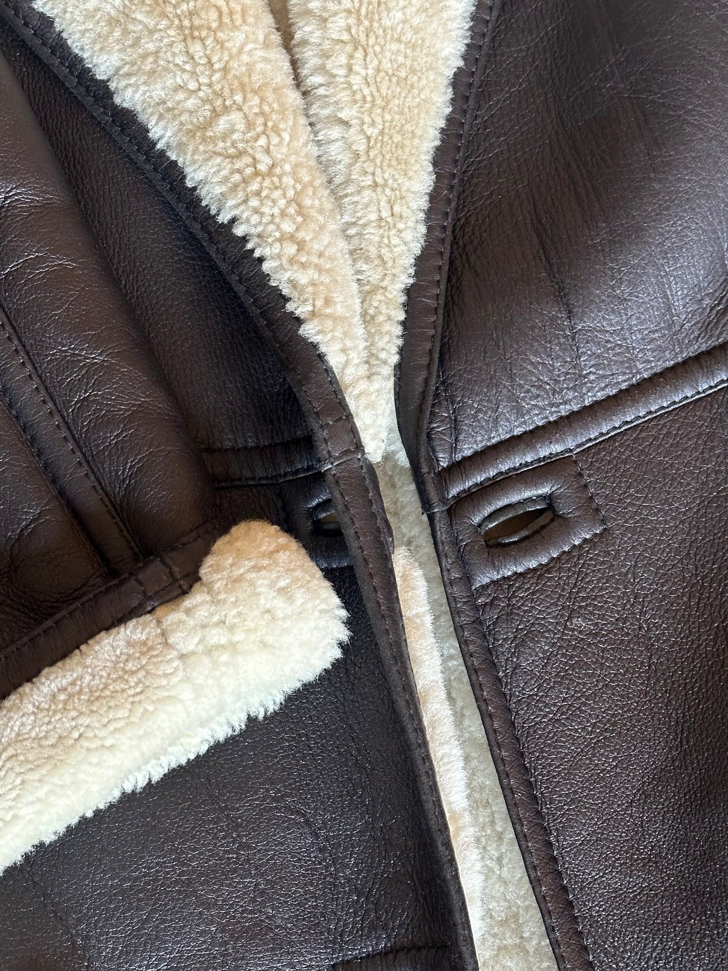 Vintage Max Mara Long Shearling Coat