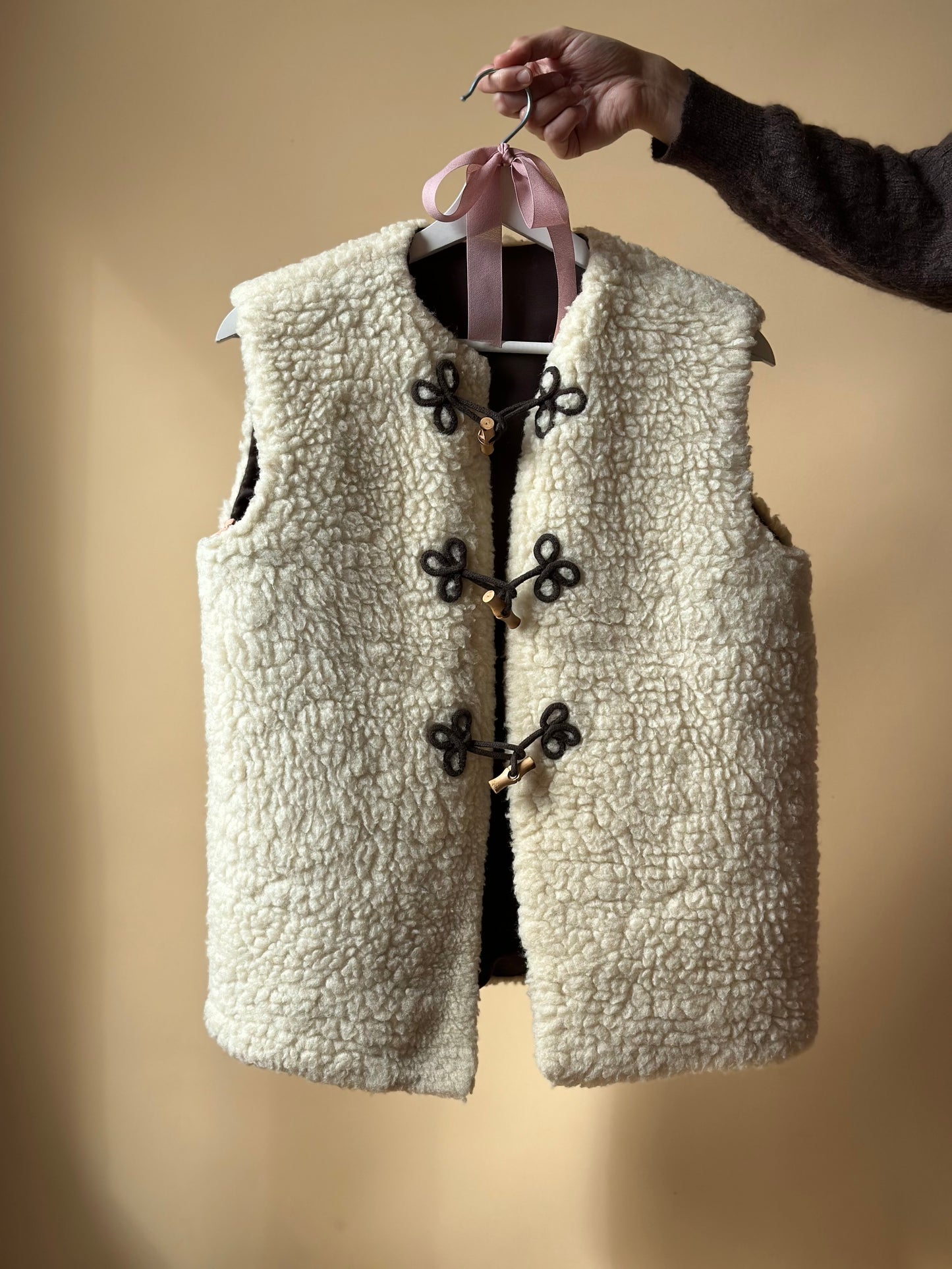 Vintage Faux Shearling Vest