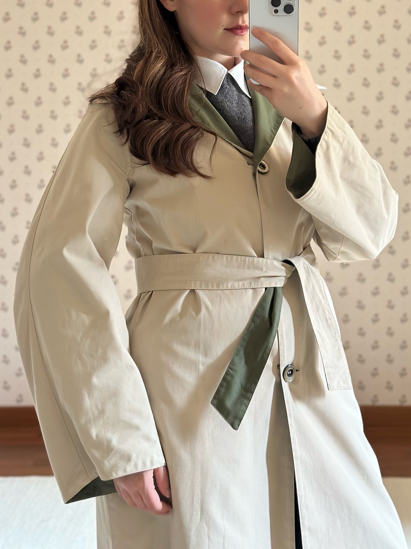 Vintage Reversible Trench Coat