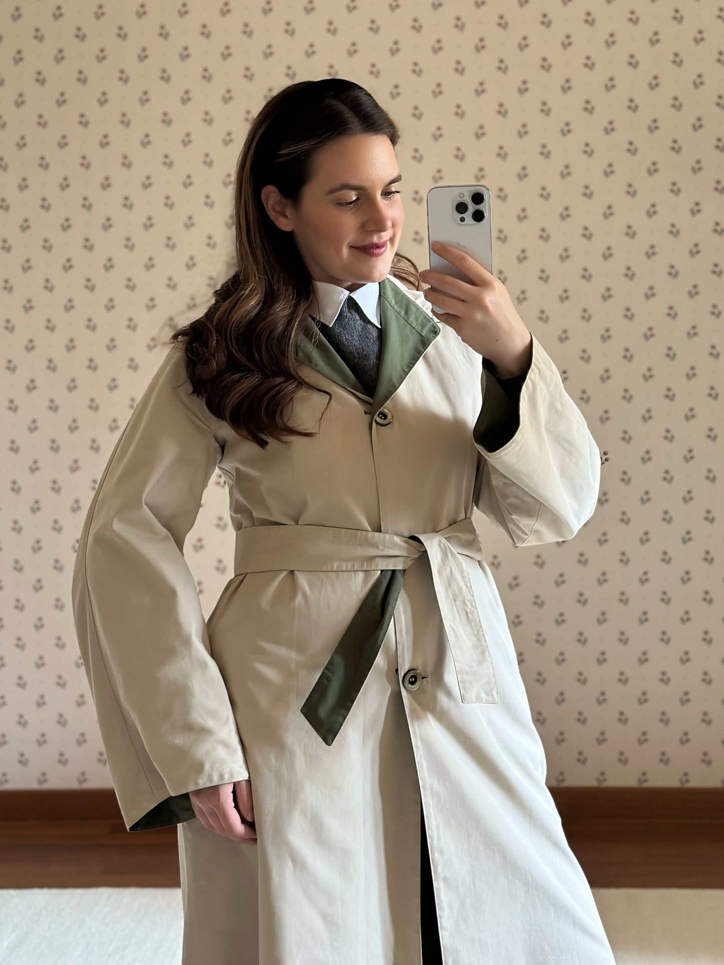 Vintage Reversible Trench Coat
