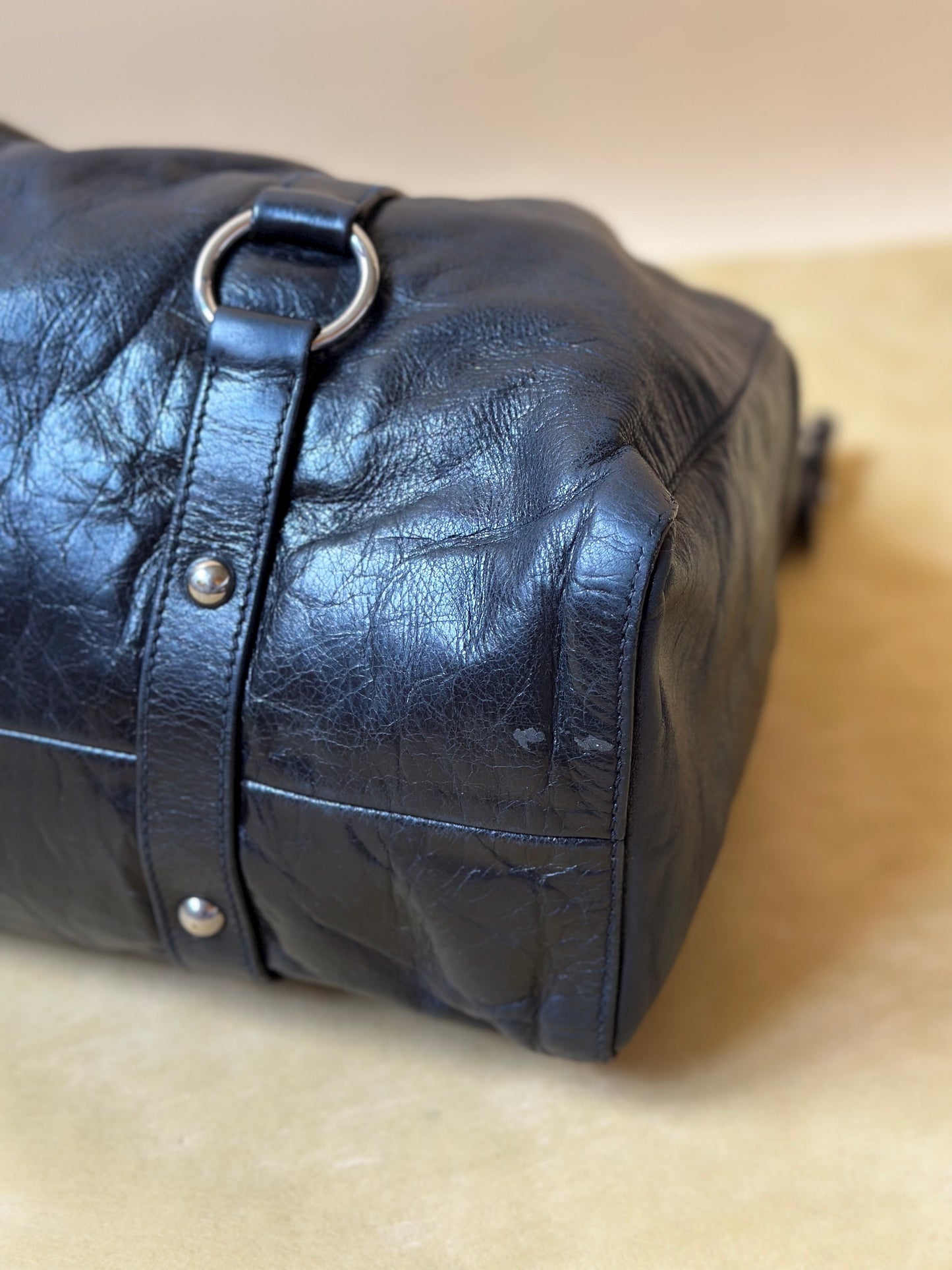 Miu Miu Vitello Lux Shopping Tote