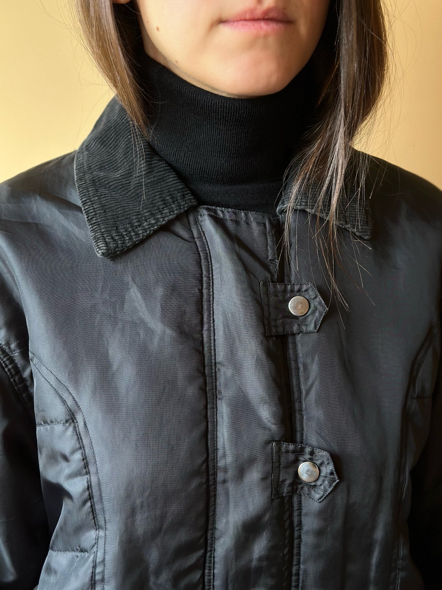 Vintage Black Bomber Jacket