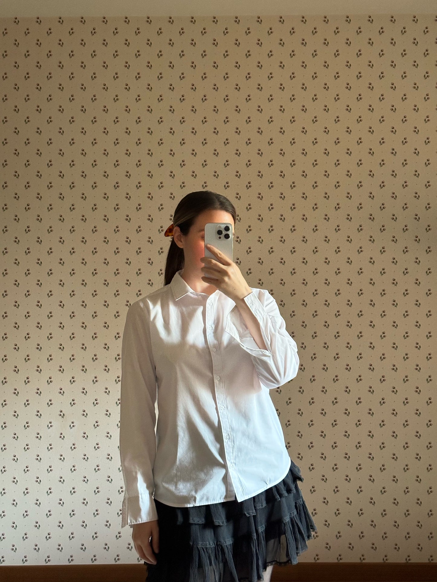 Vintage White Cotton Shirt