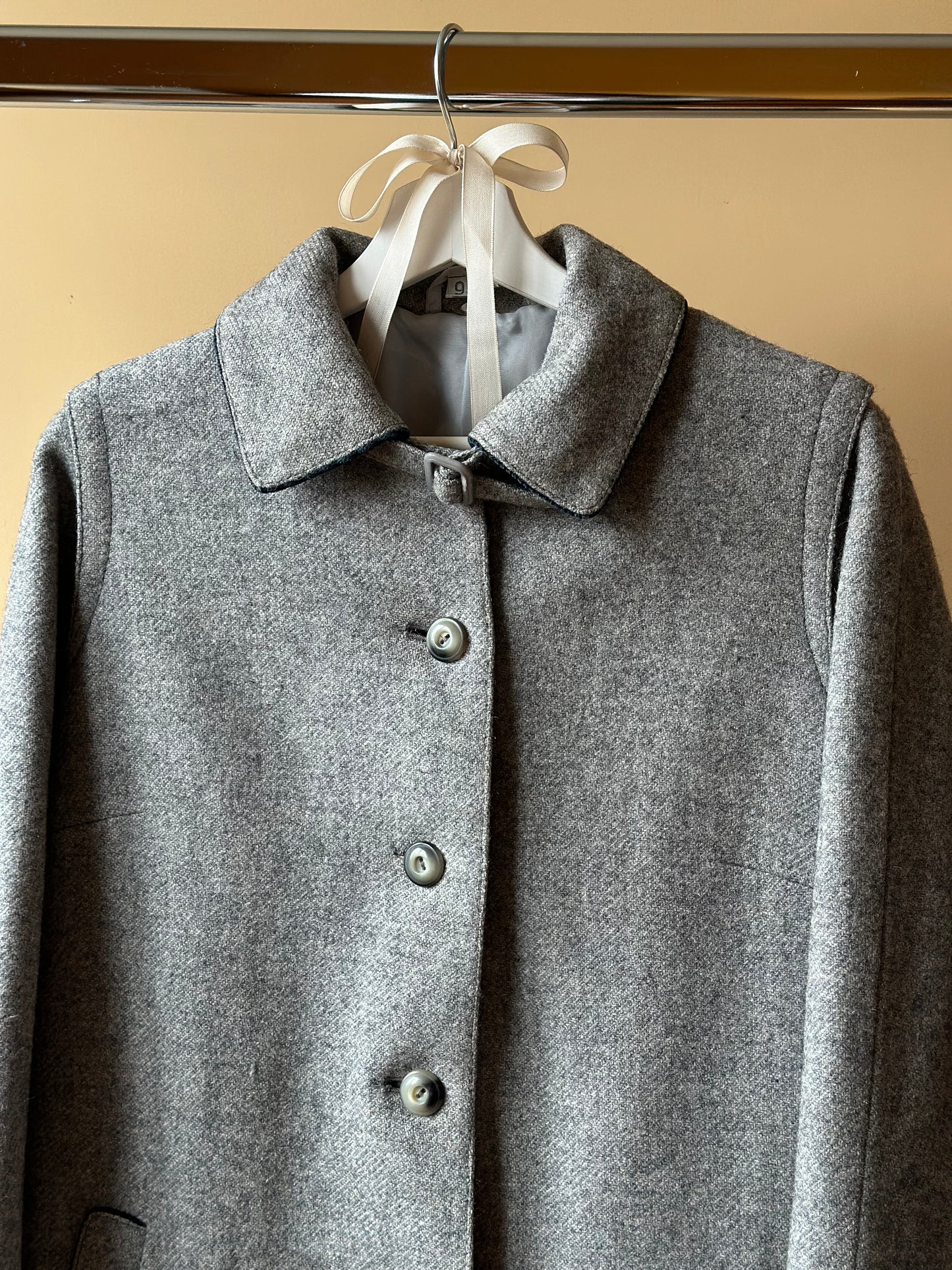 Vintage Gray Loden Coat