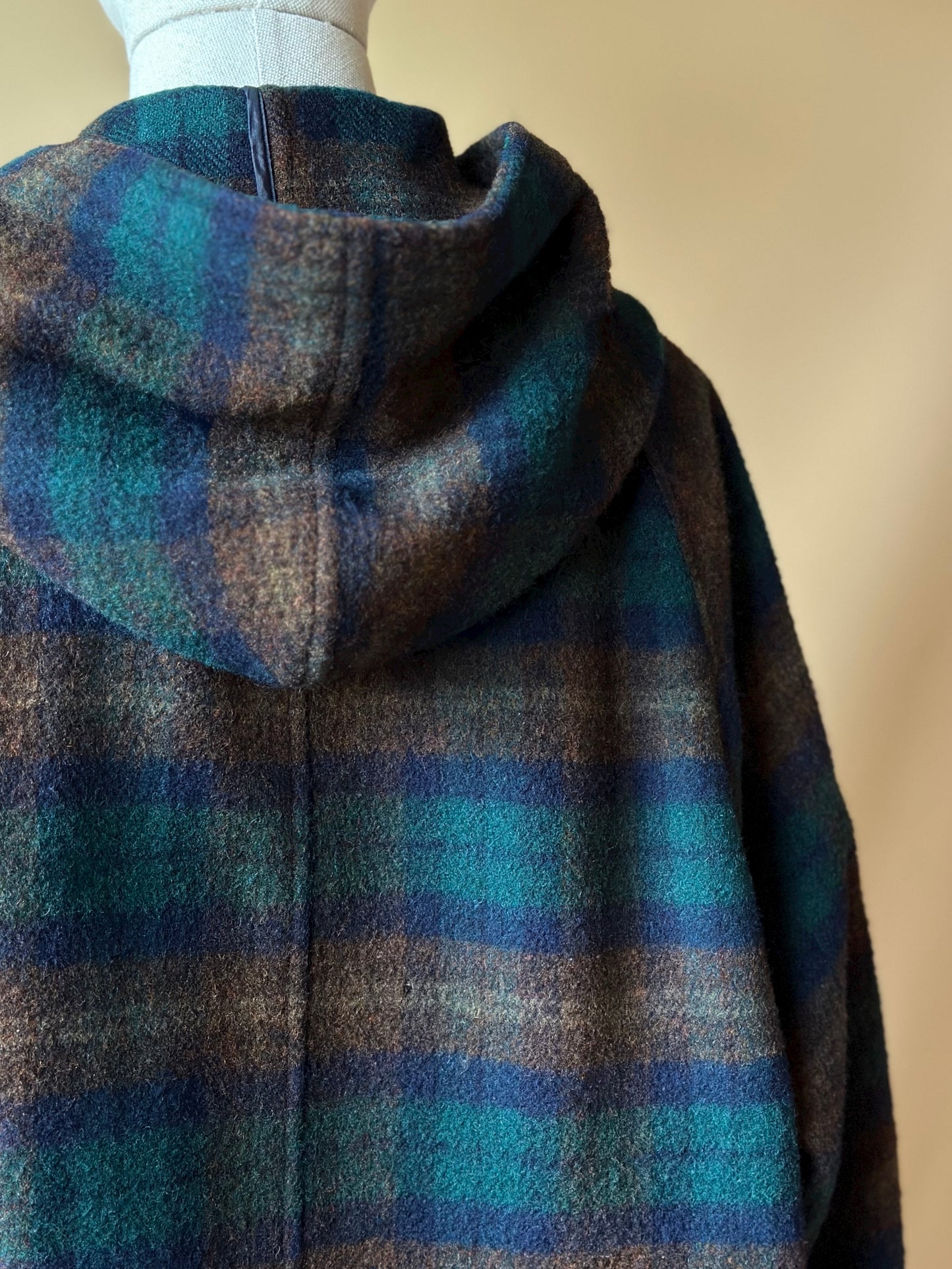 Vintage Burberry Checkered Woolen Coat