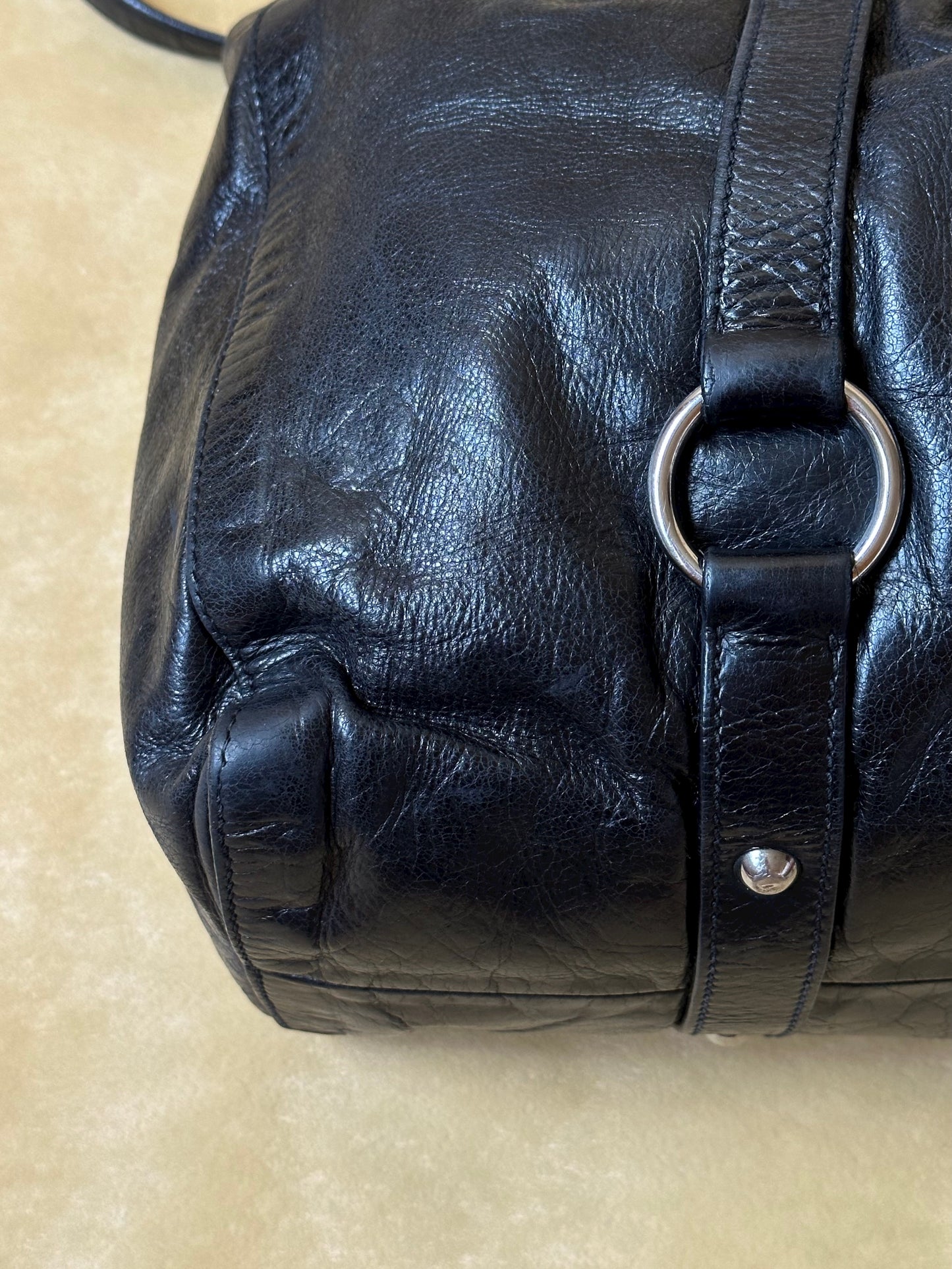 Miu Miu Vitello Lux Shopping Tote
