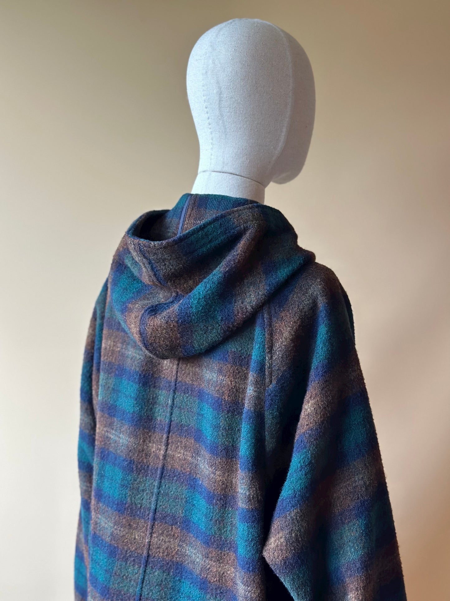 Vintage Burberry Checkered Woolen Coat
