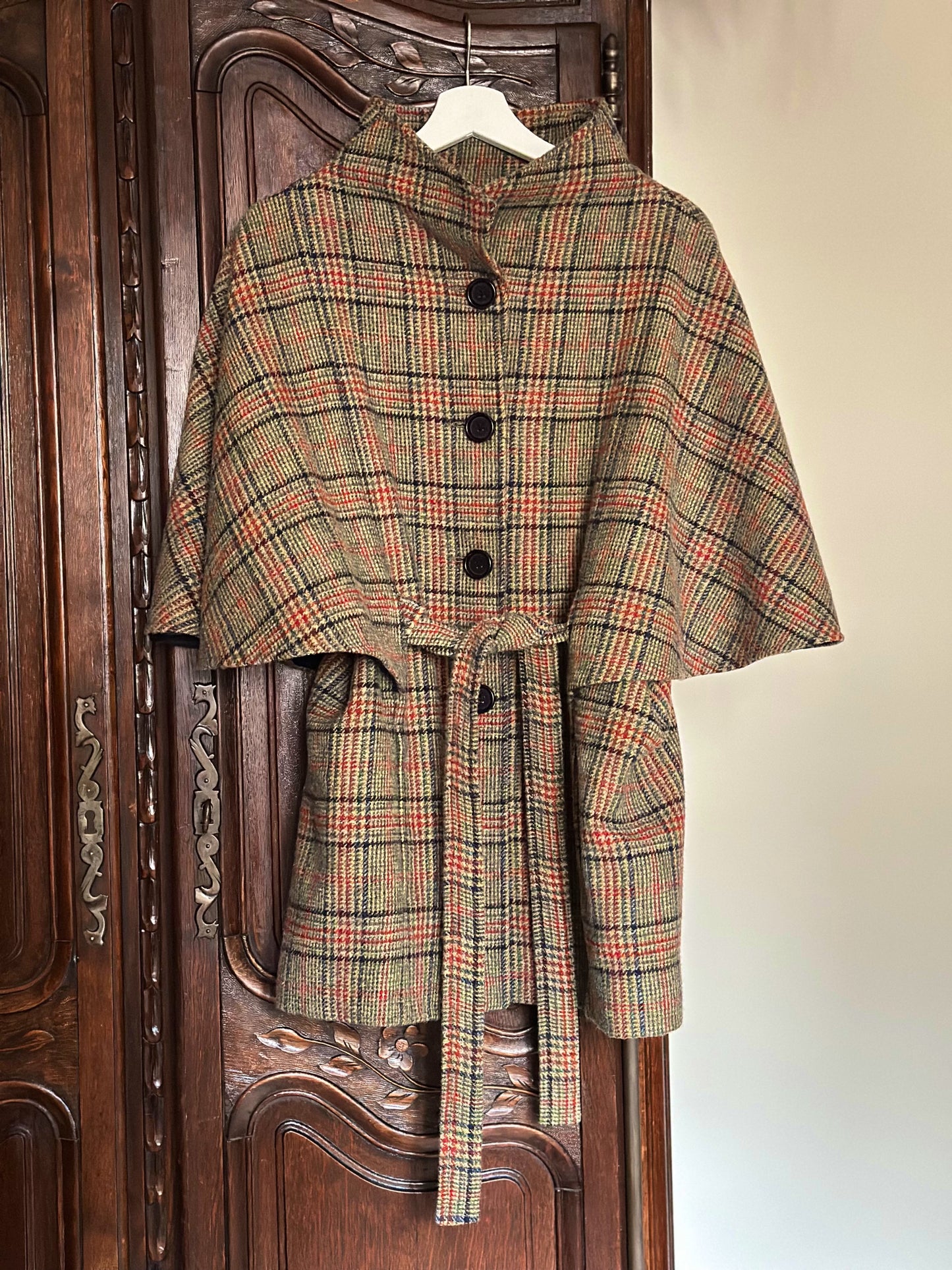 Jamieson's Of Shetland Check Mantel Coat