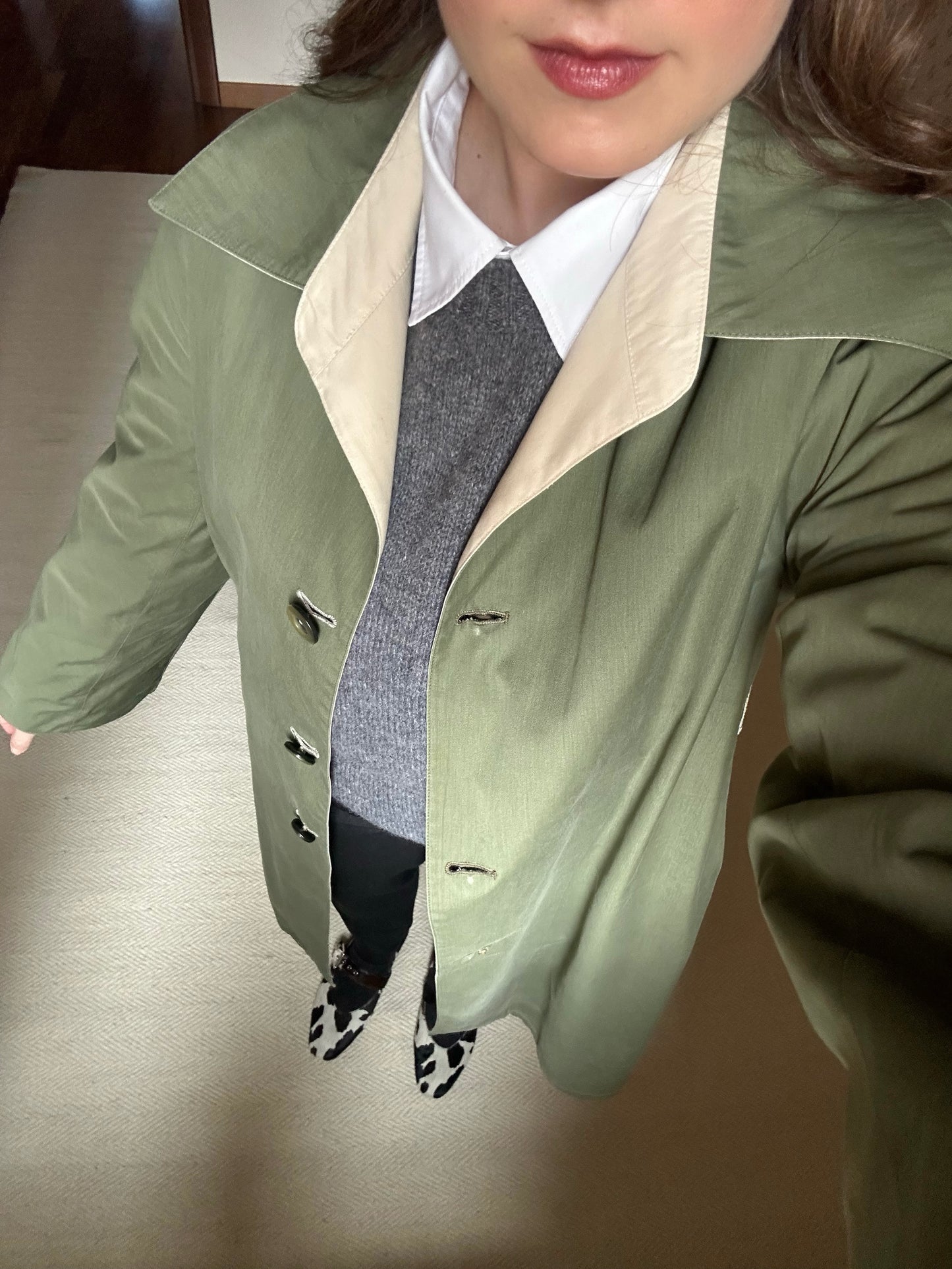 Vintage Reversible Trench Coat