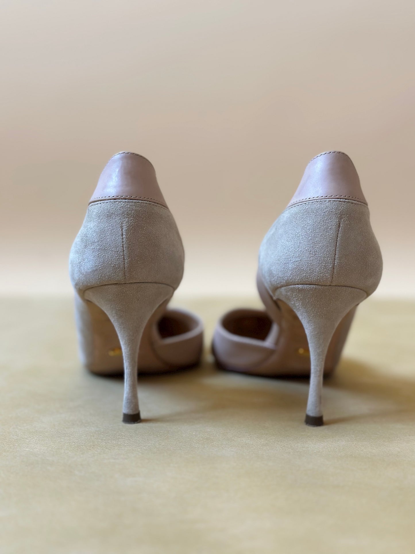 Vintage Sergio Rossi Nude Pumps
