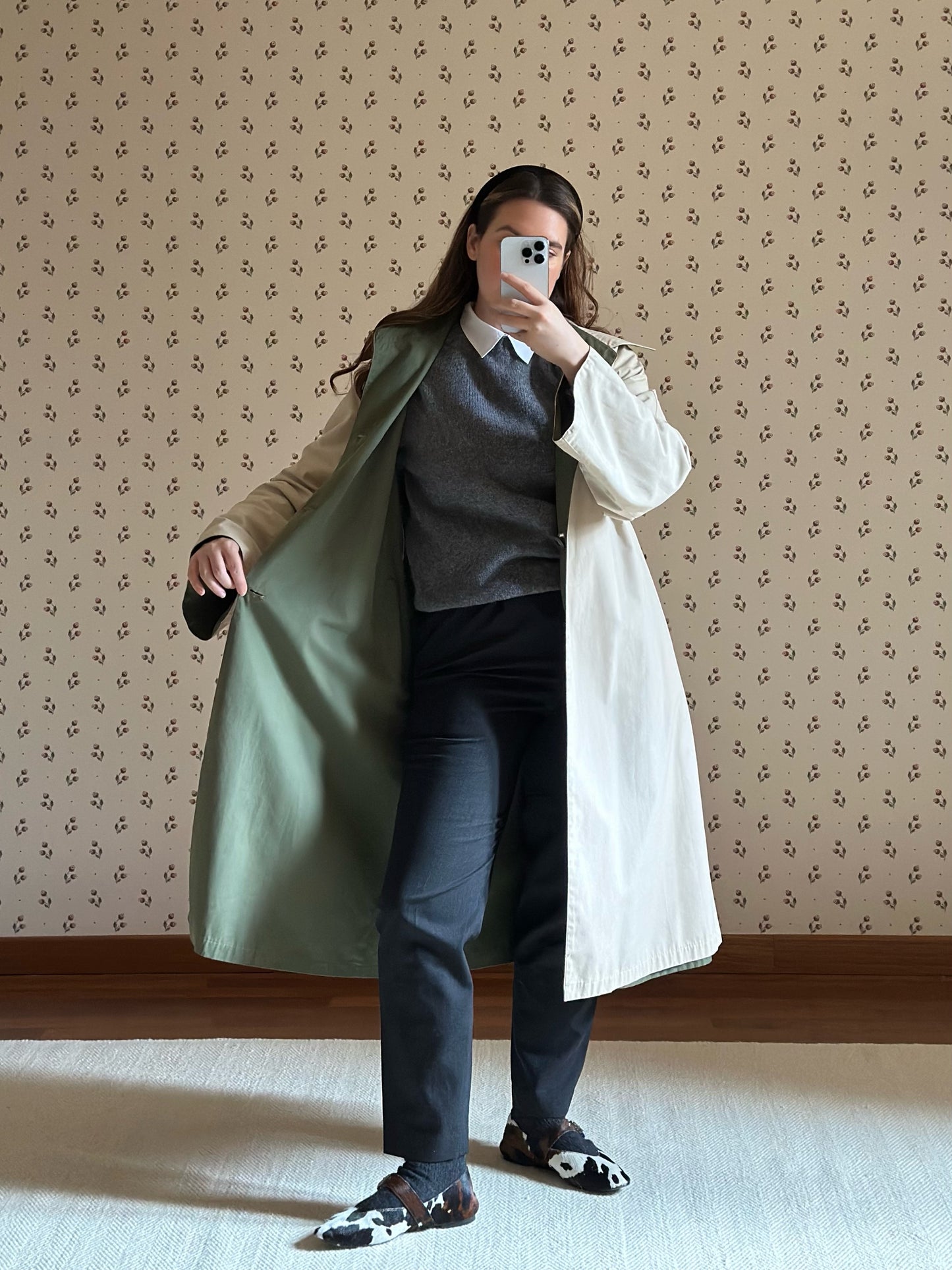 Vintage Reversible Trench Coat