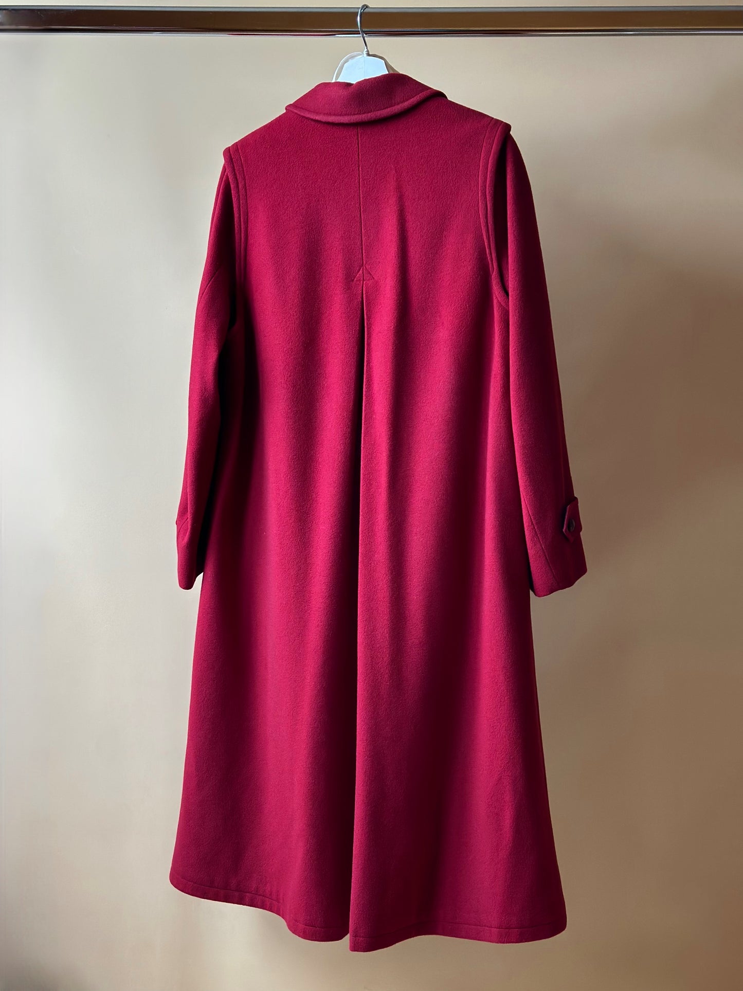 Vintage Red Loden Coat