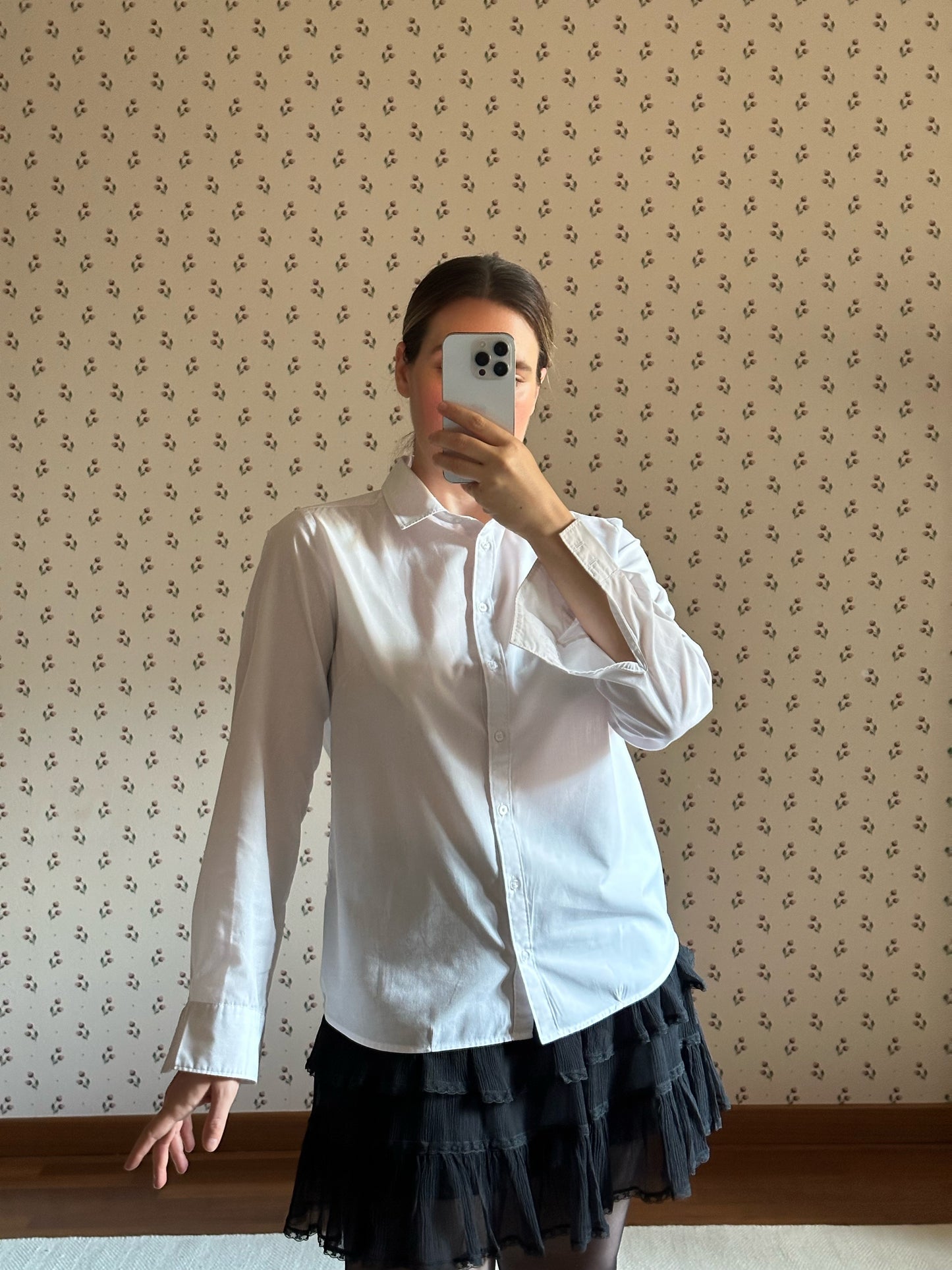 Vintage White Cotton Shirt